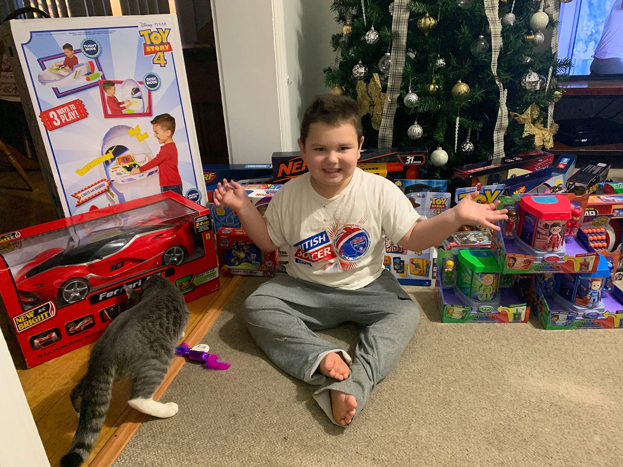 Madden is registered to the contest to win money with this photo: child, fun, joy, person, play, playset, room, toddler, toy