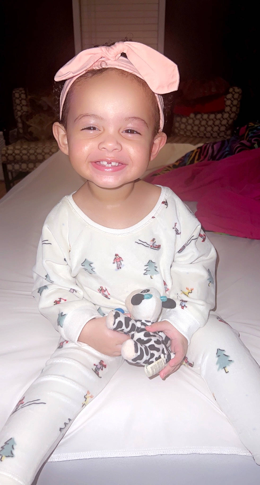 Isabella joined the competition — help win amazing prizes! baby, baby_toddler_clothing, cap, cheek, eye, face, flash_photography, fun, hand, happy, head, human_body, joy, lip, mouth, person, pink, skin, sleeve, smile