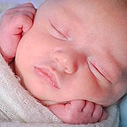 Rubby a rejoint le concours — aidez-le/la à gagner de superbes lots ! newborn, baby, sleeping, face, hands, blanket, closeup, soft, skin, peaceful, infant, headband, pink, cute, portrait, wrapped, resting, tiny, delicate, cozy