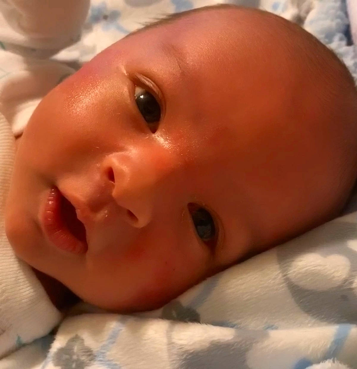 Jaxtyn joined the competition — help win amazing prizes! baby, bedtime, cheek, child, chin, close_up, ear, eye, face, head, lip, mouth, nose, person, skin, toddler