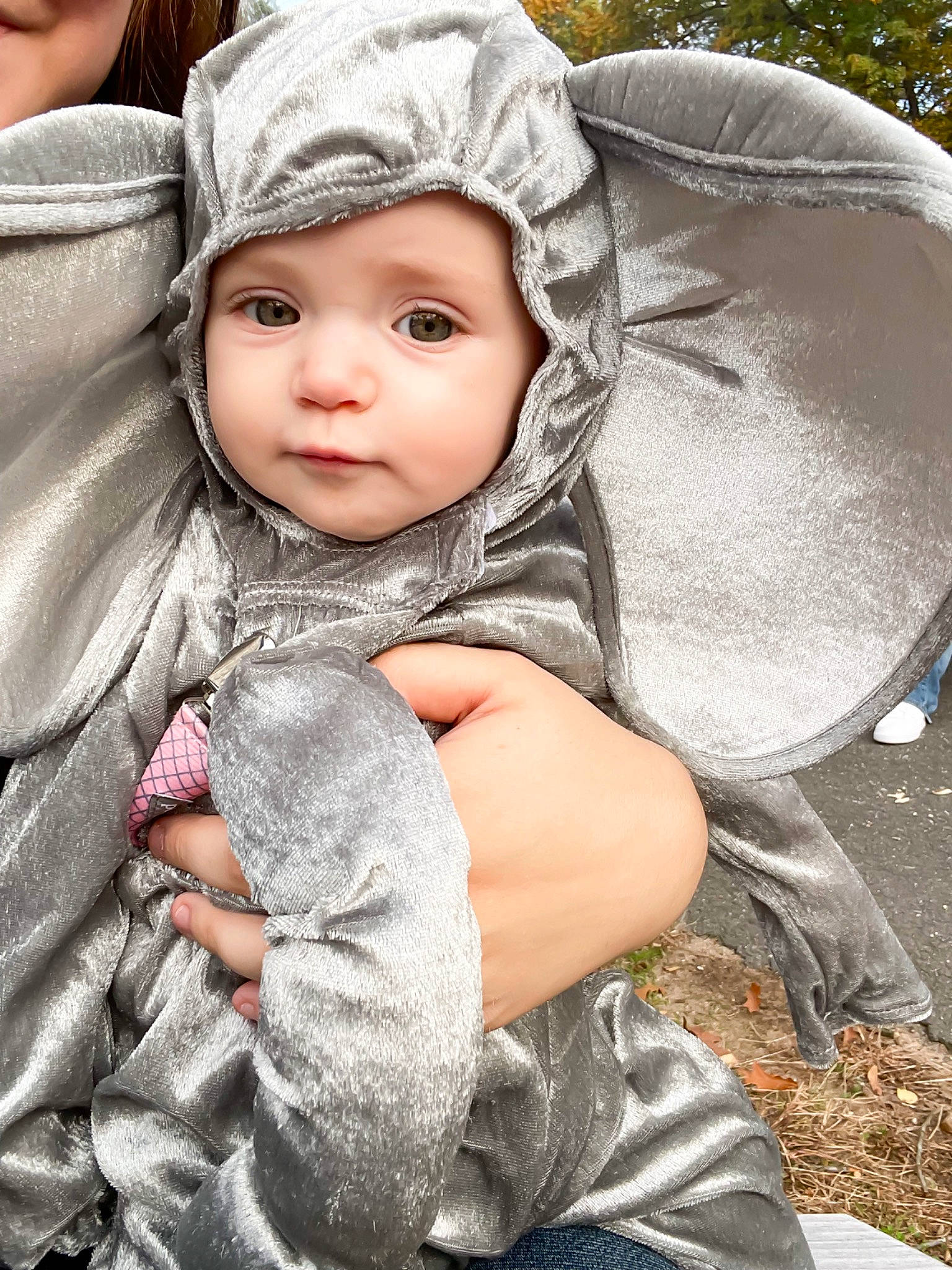 Hailey joined the competition — help win amazing prizes! baby, baby_toddler_clothing, cap, cheek, child, fashion_accessory, fur, gesture, grass, happy, headgear, headwear, hood, knit_cap, people_in_nature, person, photograph, sitting, skin, sleeve