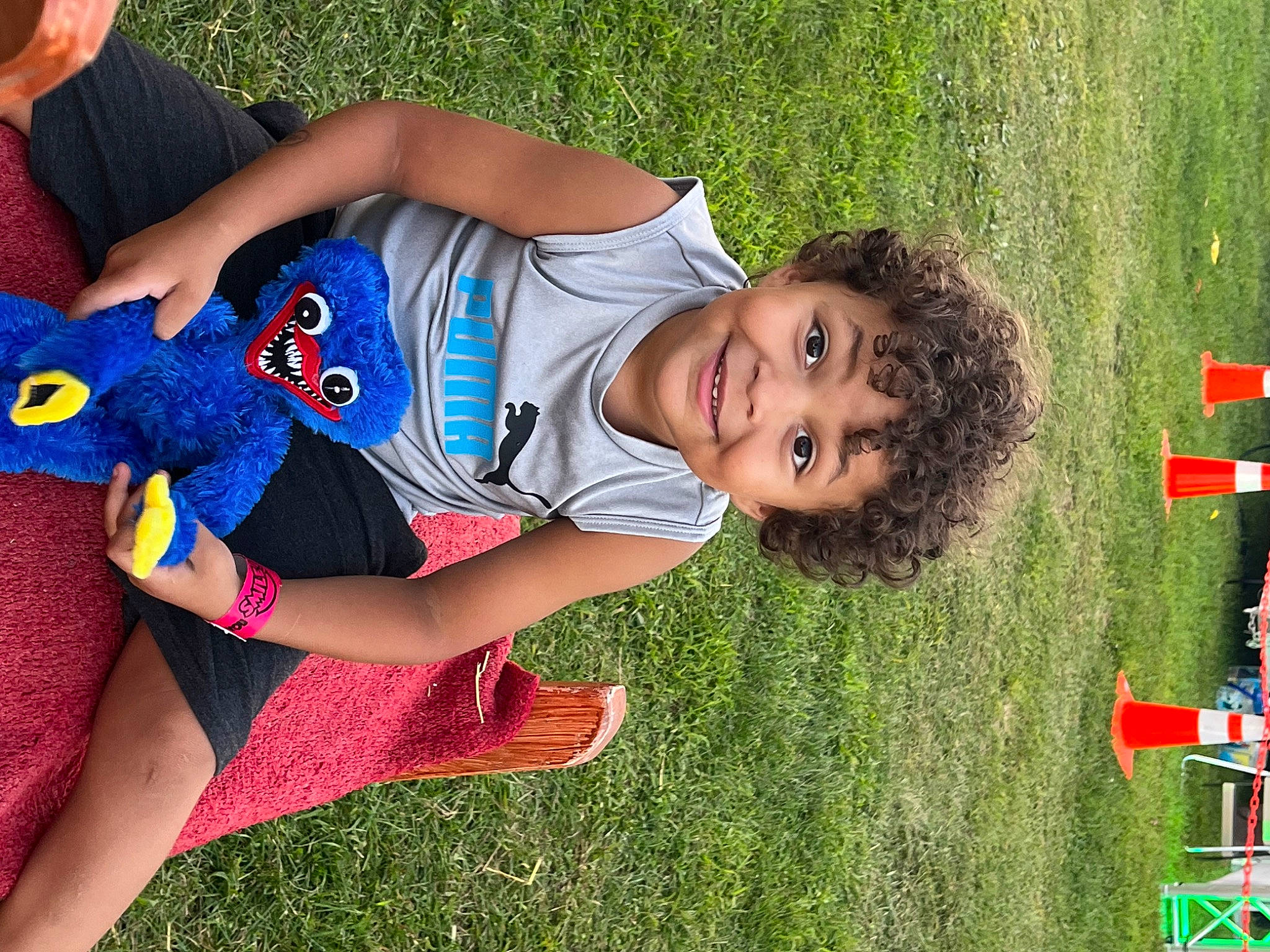 Dandrew joined the competition — help win amazing prizes! child, electric_blue, facial_expression, fun, grass, grass_family, happy, human_leg, joy, lawn, leaf, leisure, people_in_nature, person, plant, recreation, t_shirt, thigh, toddler, tree