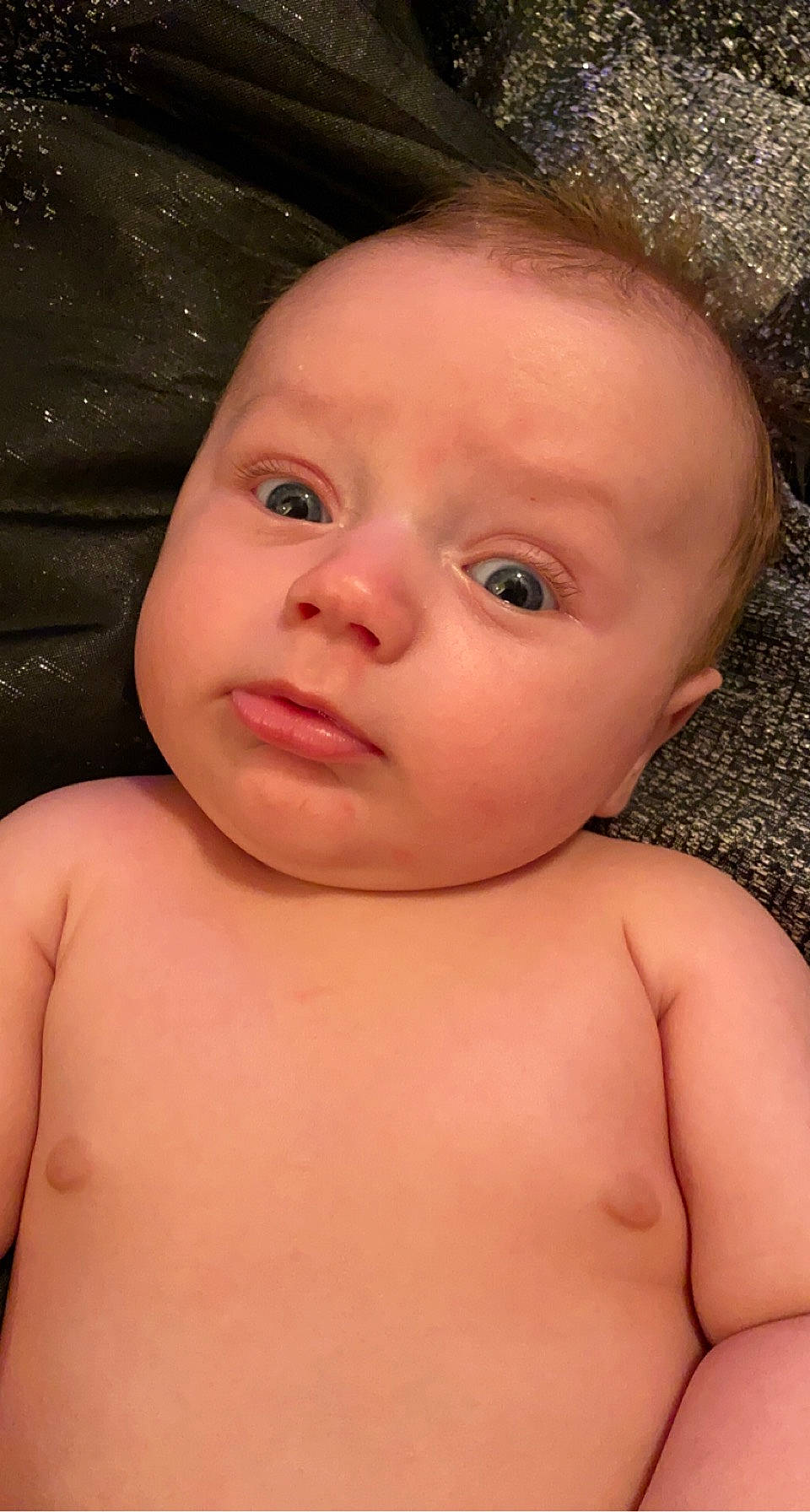 Jaxtyn is registered to the contest to win money with this photo: baby, cheek, chin, ear, eye, eyebrow, eyelash, facial_expression, finger, forehead, human_body, iris, lip, mouth, muscle, neck, nose, organ, person, skin