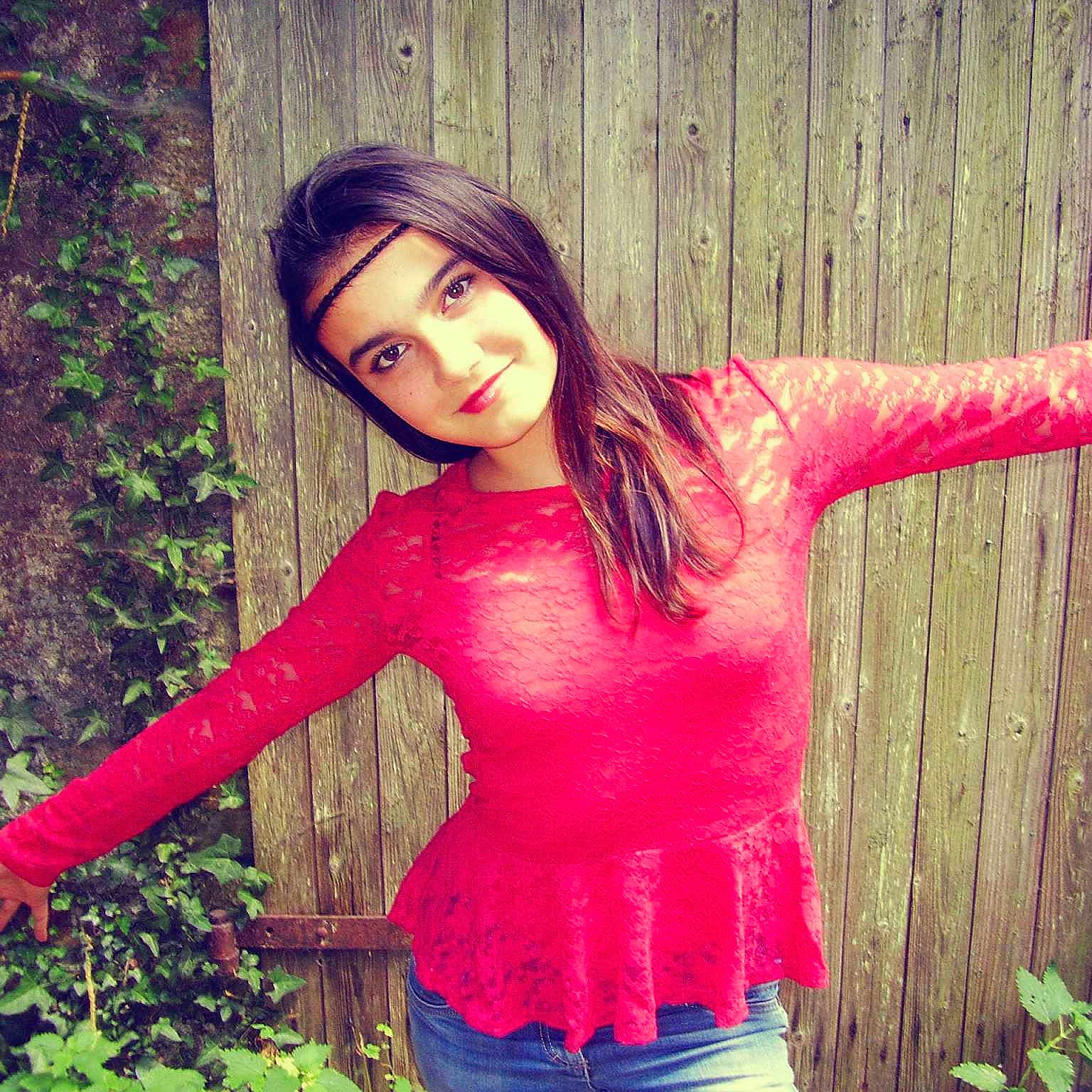 Sharon participe au concours pour gagner de l'argent avec cette photo :