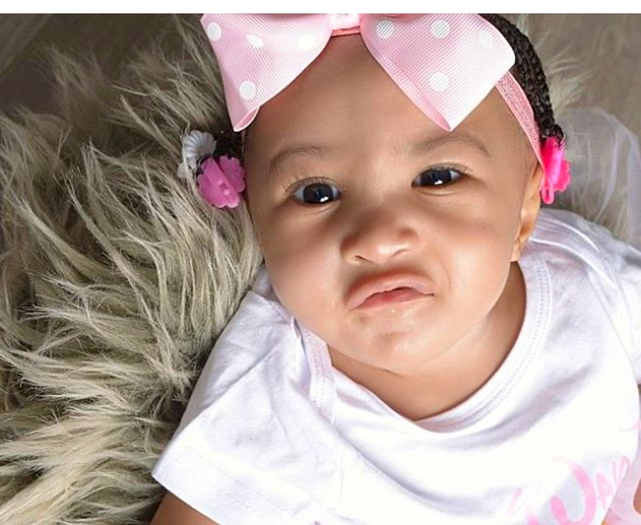 Wynter joined the competition — help win amazing prizes! baby, cheek, ear, eye, eyebrow, eyelash, fun, gesture, hairstyle, happy, head, headwear, iris, lip, mouth, nose, person, pink, product, skin