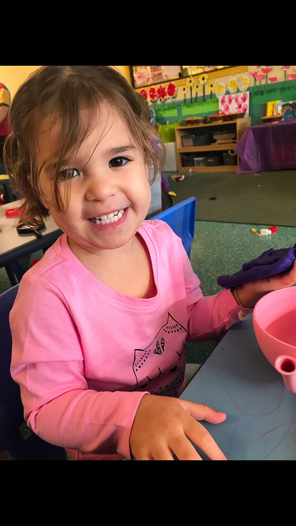 Killarah joined the competition — help win amazing prizes! arm, cheek, child, ear, face, facial_expression, finger, fun, hand, happy, head, joy, organ, person, pink, play, room, skin, smile, thumb