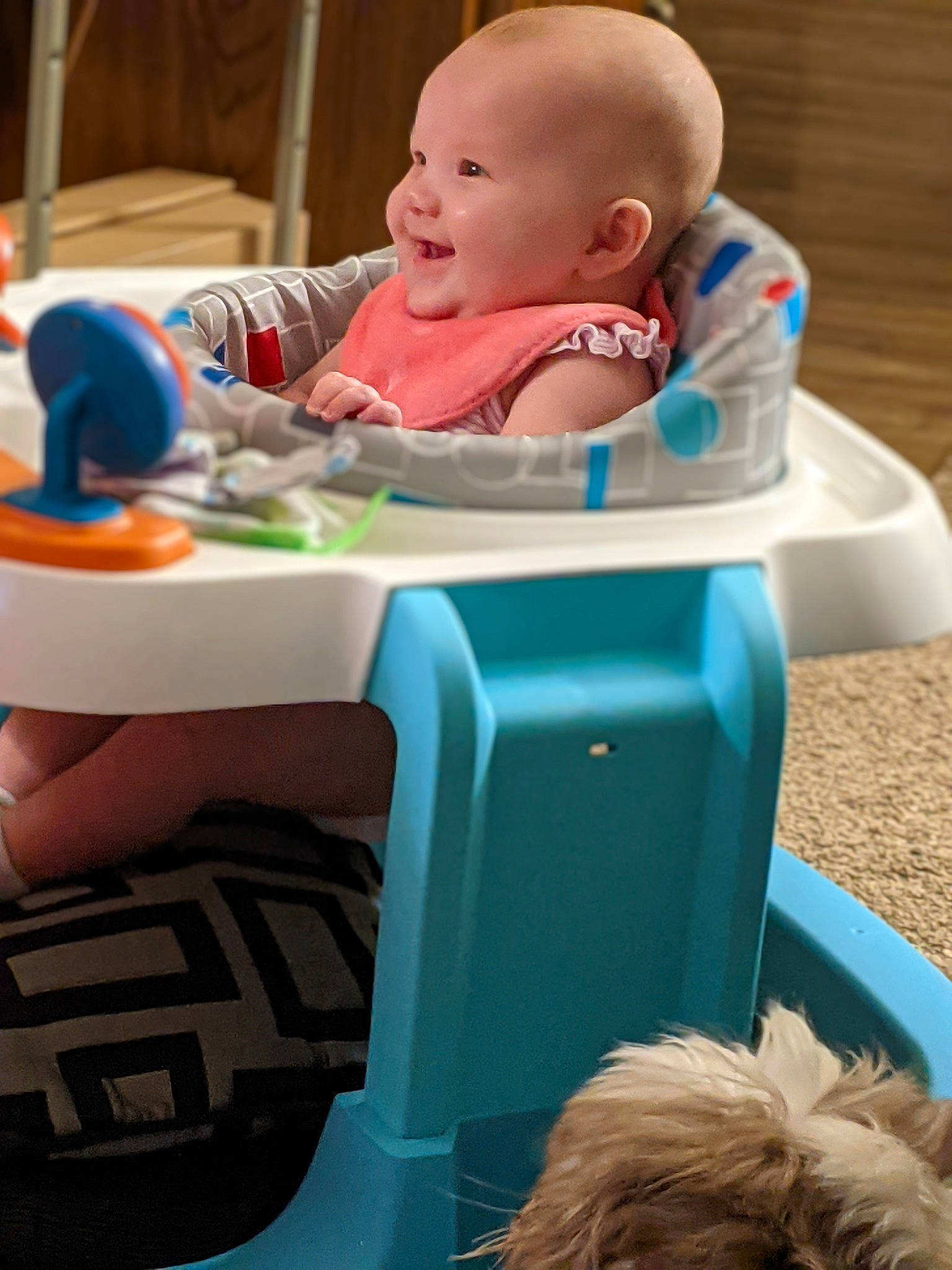 Kennedy joined the competition — help win amazing prizes! baby, baby_products, baby_toddler_clothing, baby_toys, chair, child, comfort, fun, happy, leisure, person, plastic, play, room, sitting, smile, toddler, vacation
