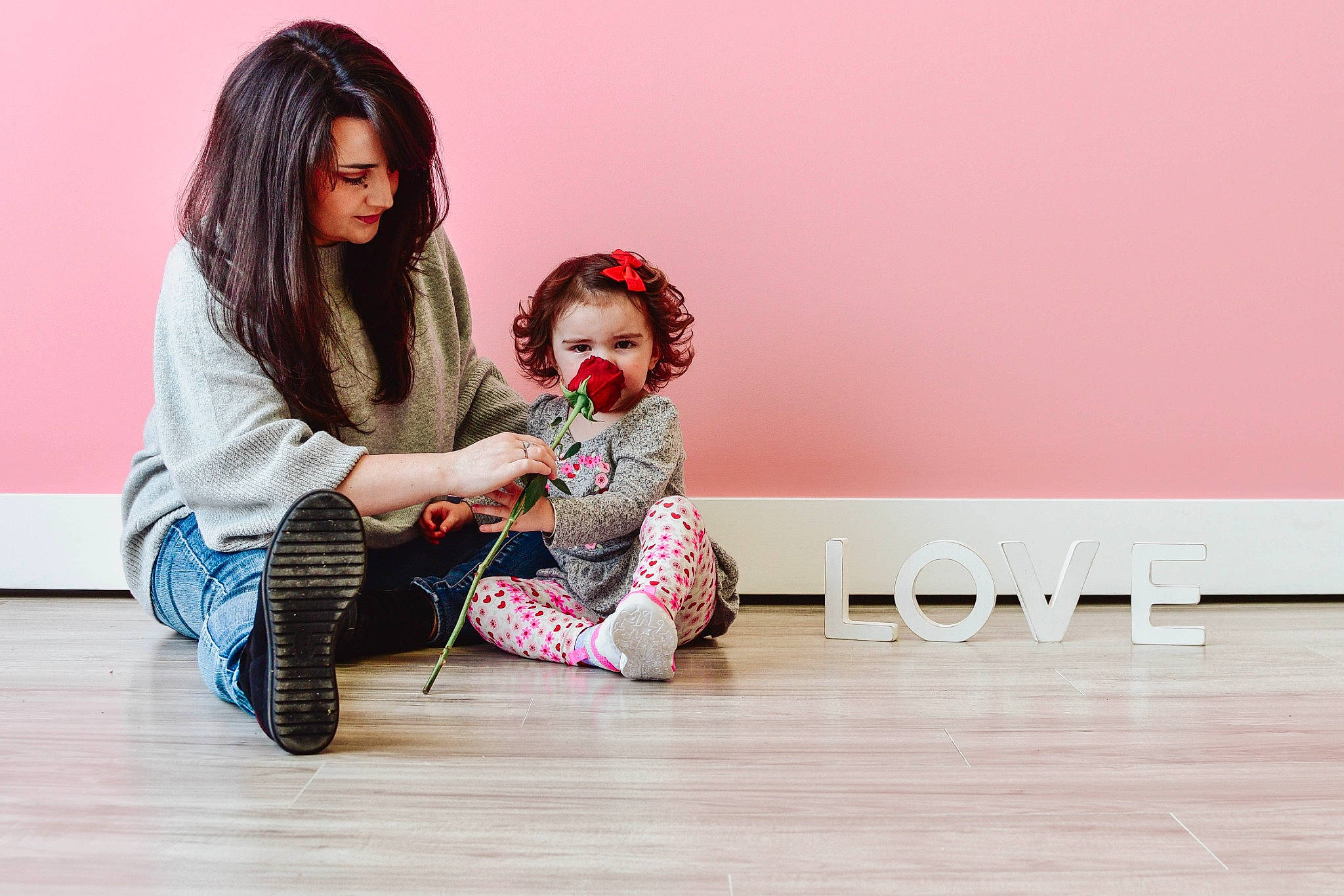 Evelyn joined the competition — help win amazing prizes! baby_toddler_clothing, child, event, fashion_design, floor, flooring, foot, fun, happy, hardwood, human_body, leg, leisure, magenta, performing_arts, person, pink, skin, thigh, toddler