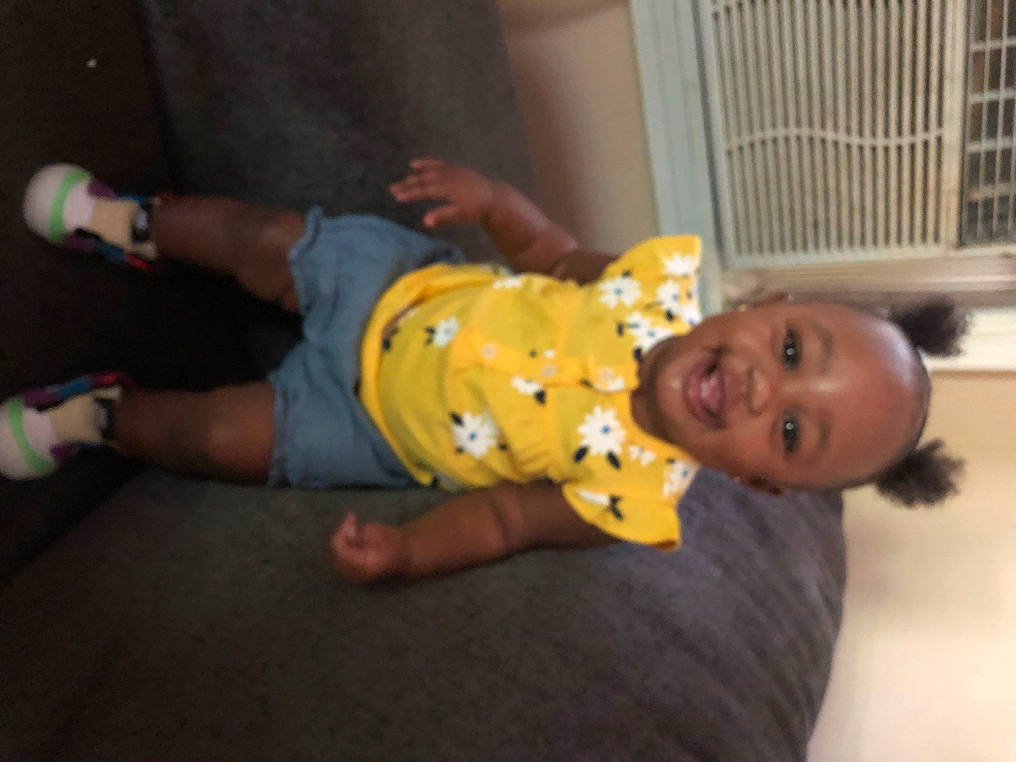 Amiya is registered to the contest to win money with this photo: baby, child, joy, person, toddler