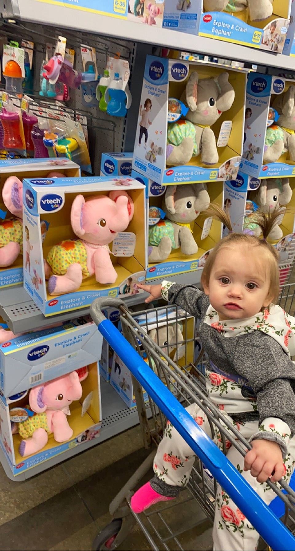 Mileiah is registered to the contest to win money with this photo: baby, baby_products, baby_toddler_clothing, baby_toys, blue, child, fun, mammal, organ, person, photograph, product, room, shelf, shelving, snapshot, stuffed_toy, toddler, toy, vertebrate