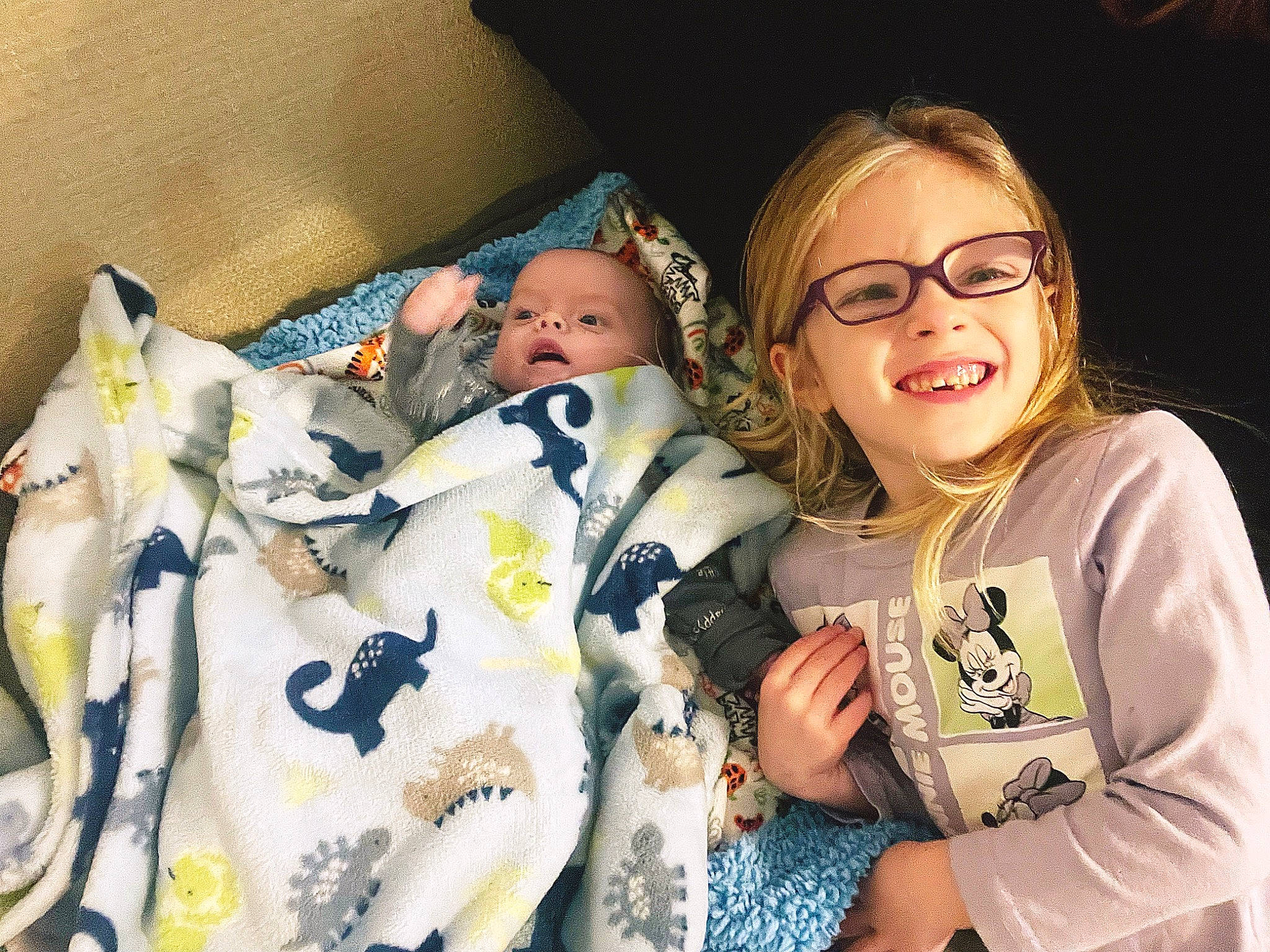 Jae-lynn joined the competition — help win amazing prizes! baby_toddler_clothing, child, comfort, cool, couch, event, eye, eyewear, face, fun, glasses, hand, happy, head, joy, person, skin, sleeve, smile, t_shirt