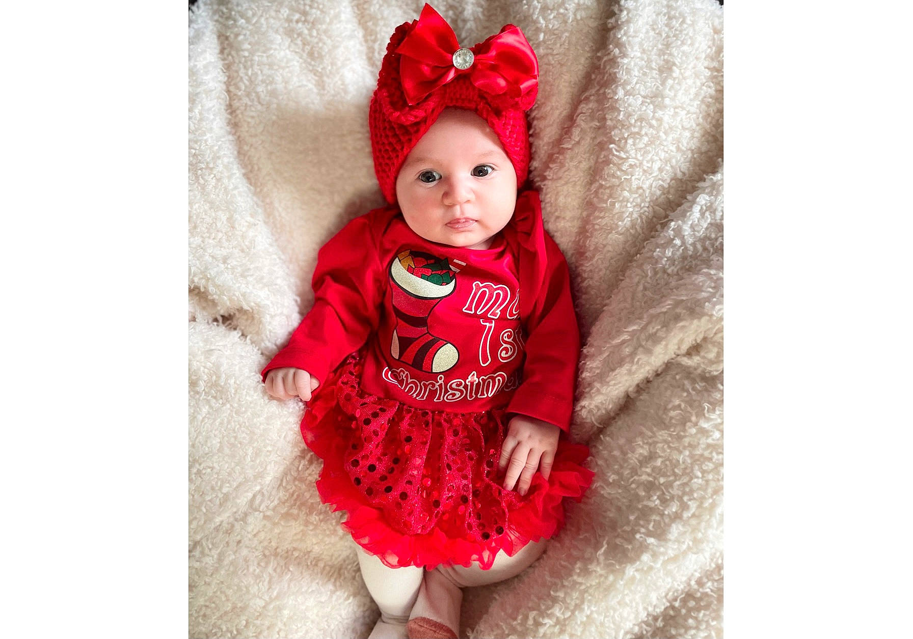 Aubriella joined the competition — help win amazing prizes! baby, baby_toddler_clothing, cap, costume_hat, day_dress, dress, eye, eyelash, face, fashion_design, headgear, headpiece, headwear, knit_cap, magenta, outerwear, pattern, person, pink, sleeve