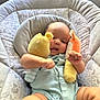 Malakai joined the competition — help win amazing prizes! baby, infant, plush_toy, cushion, indoor, seat, child, clothing, onesie, soft_toy, cute, person, comfort, relaxing, close_up, baby_toys, baby_seat, chubby, smiling, early_childhood