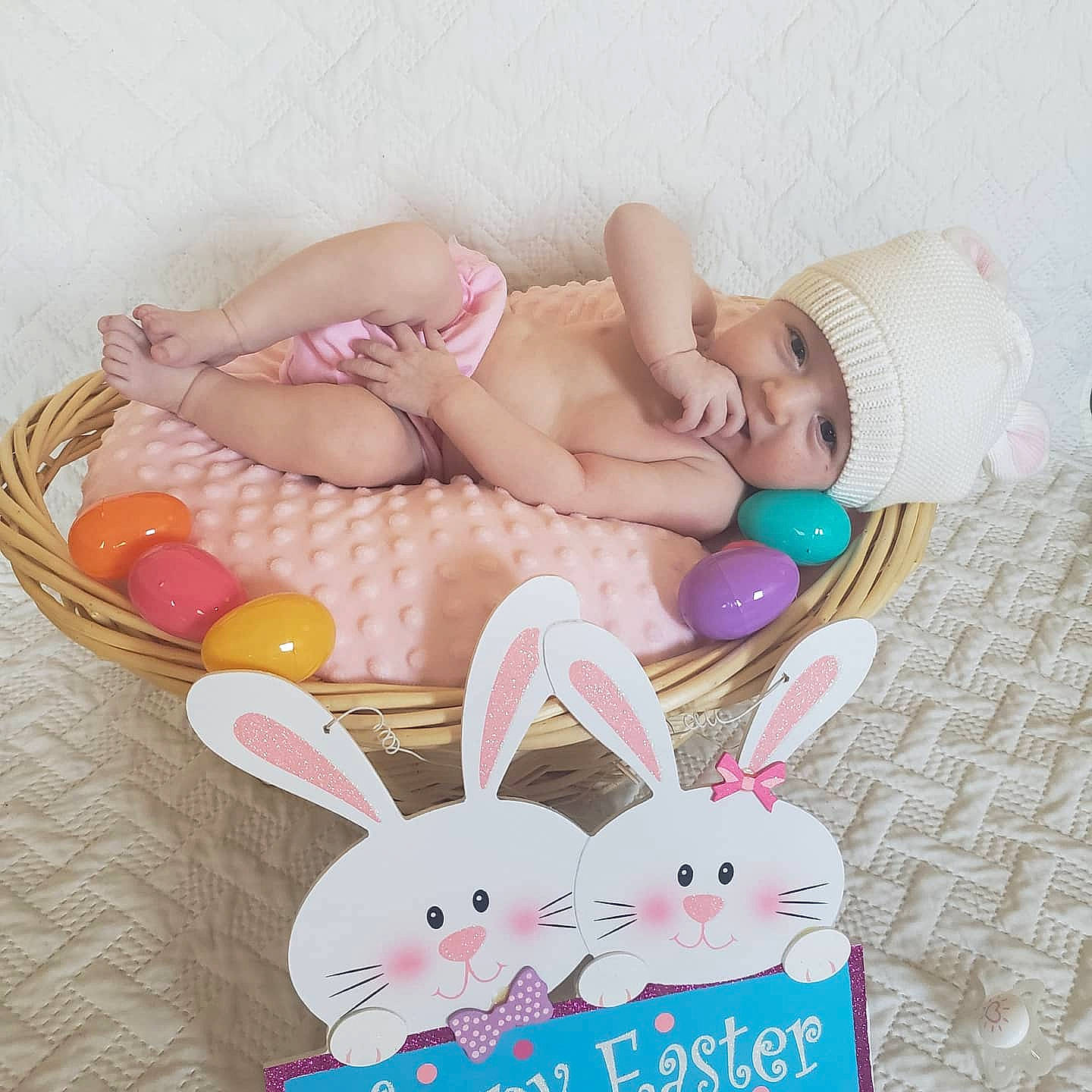 Arabella joined the competition — help win amazing prizes! baby, brassiere, comfort, fashion_accessory, fawn, finger, font, foot, happy, headgear, headwear, human_leg, leg, nail, organ, pattern, person, pink, product, thigh