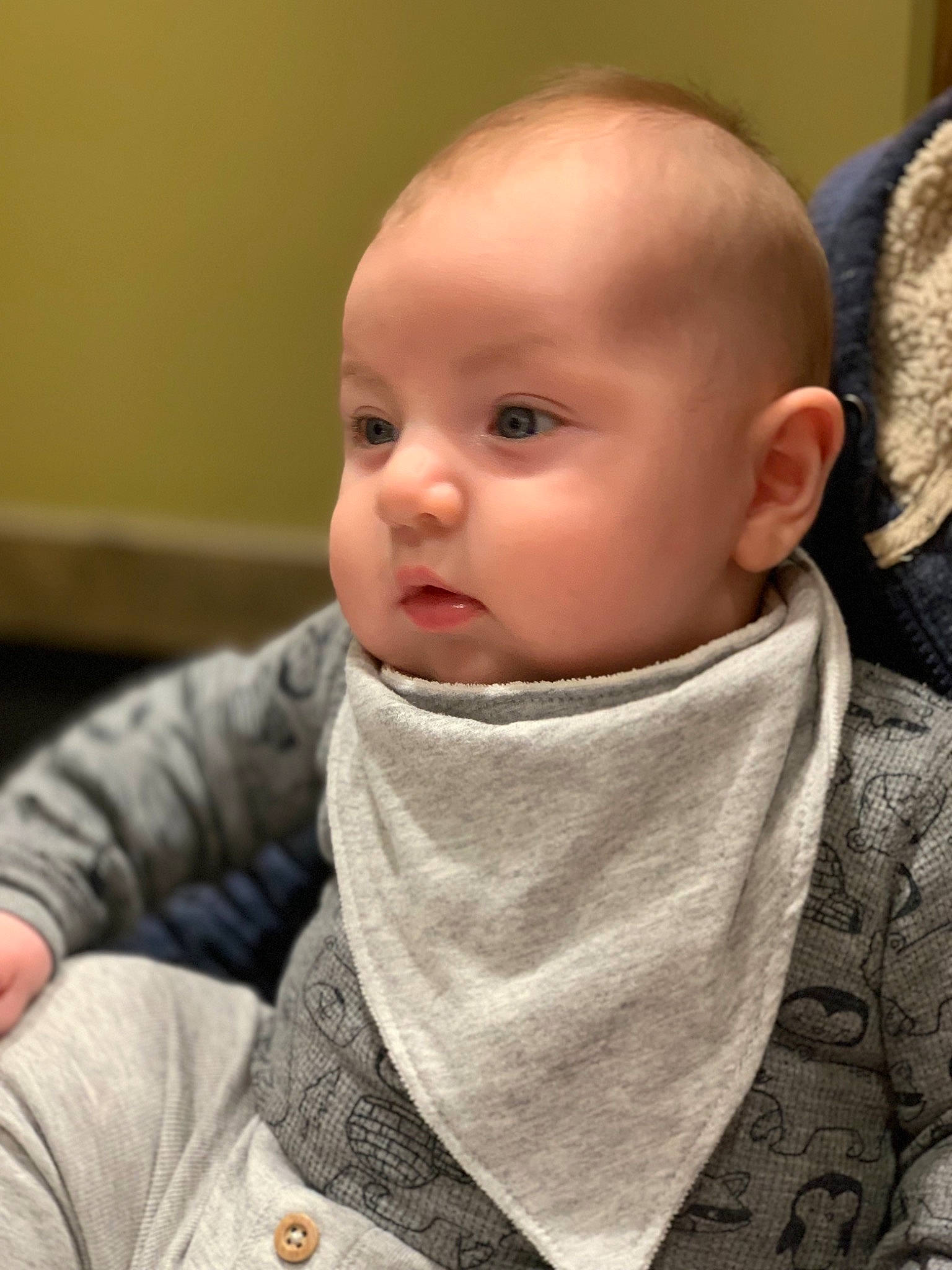 Logan joined the competition — help win amazing prizes! boy, cheek, child, eye, face, head, infant, neck, nose, person, skin, smile, textile, toddler