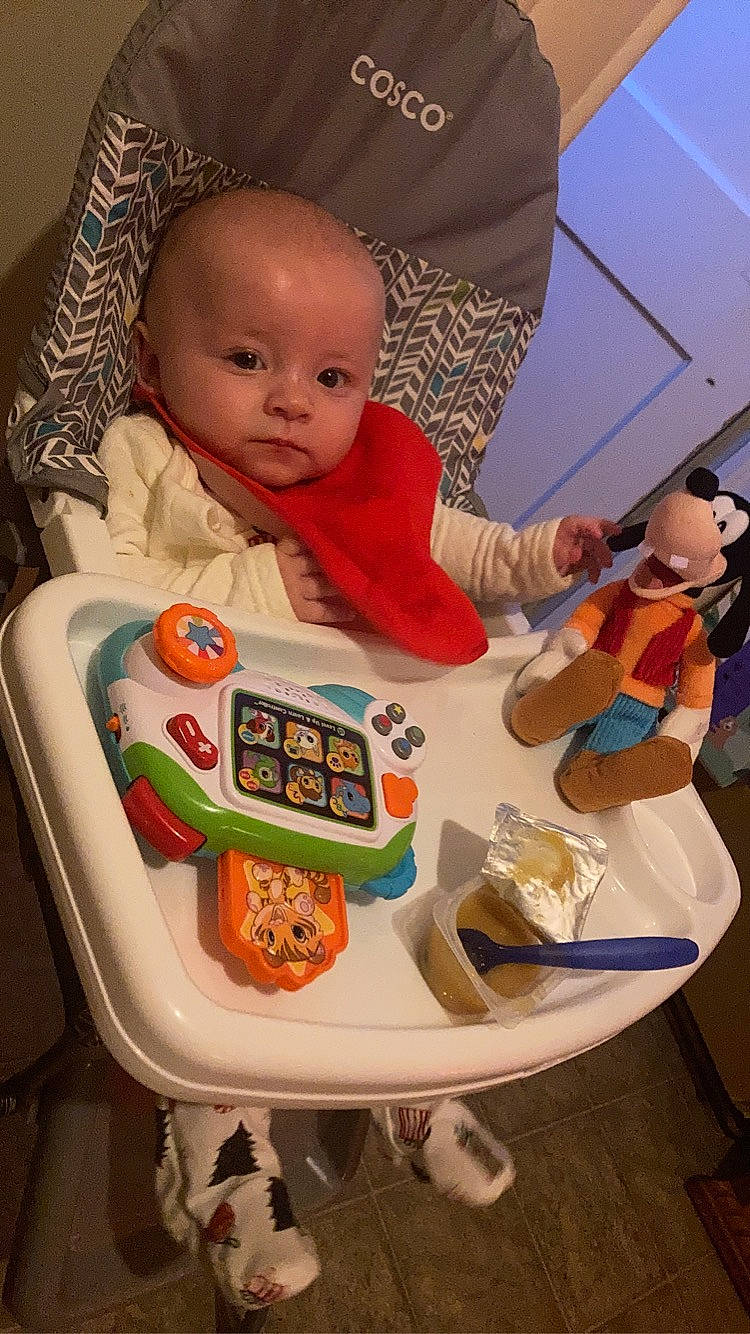 Micah joined the competition — help win amazing prizes! baby, baby_playing_with_toys, baby_products, baby_safety, baby_toddler_clothing, baby_toys, child, comfort, comfort_food, fun, orange, person, plastic, play, product, room, sitting, stuffed_toy, toddler, toy