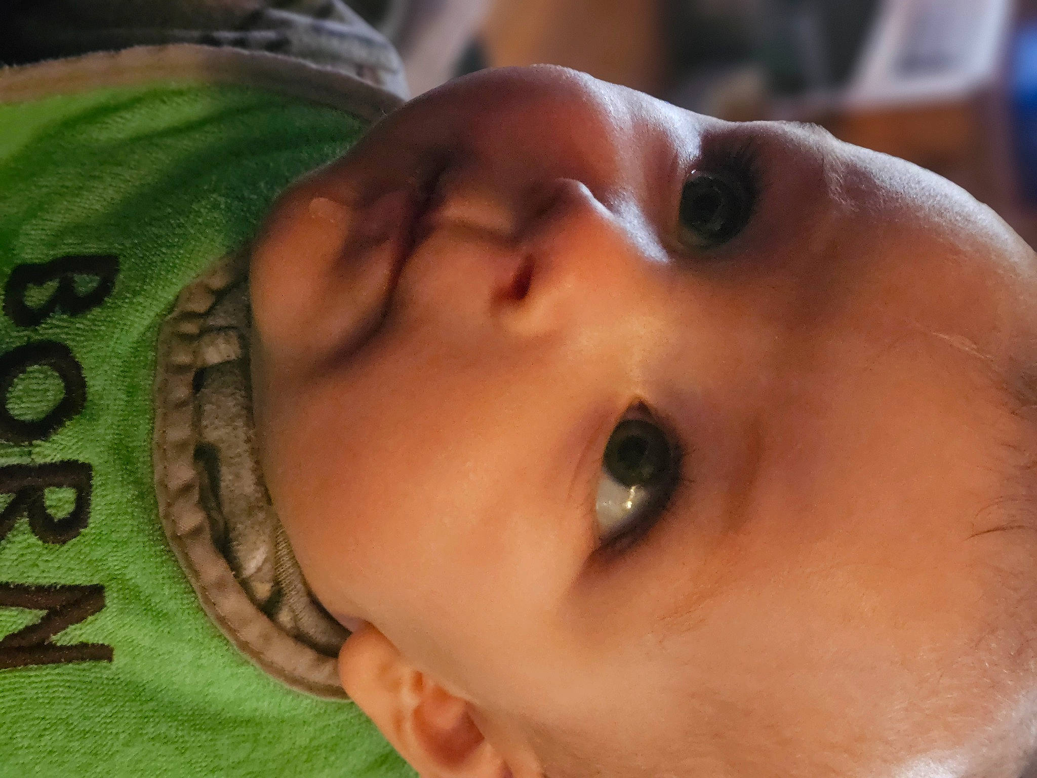 Demetrius joined the competition — help win amazing prizes! baby, baby_toddler_clothing, cheek, chin, close_up, ear, eyebrow, eyelash, forehead, fun, happy, headgear, iris, lip, mouth, neck, nose, person, skin, smile