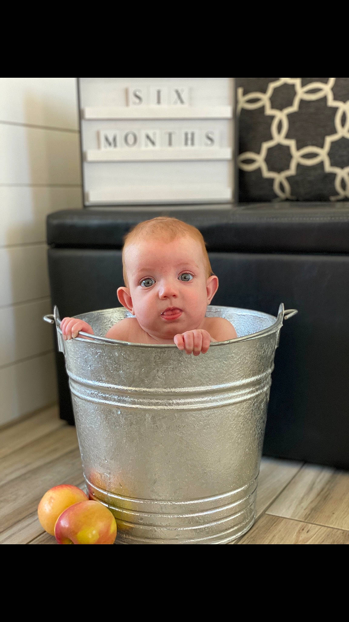 Steve is registered to the contest to win money with this photo: baby, bathing, child, person, room, toddler