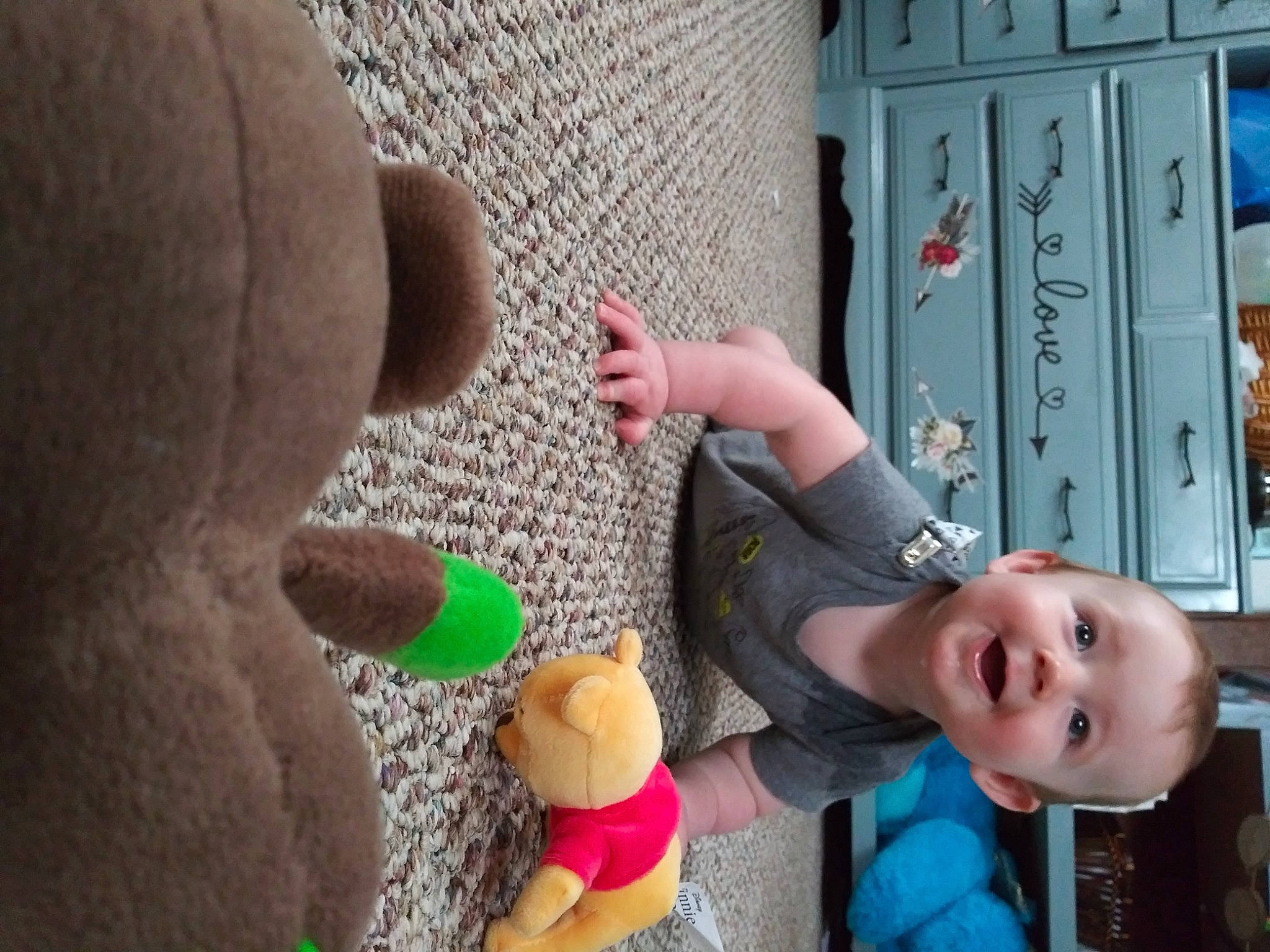 Arrow joined the competition — help win amazing prizes! child, finger, hand, joy, person, play, plush, stuffed_toy, thumb, toddler, toy