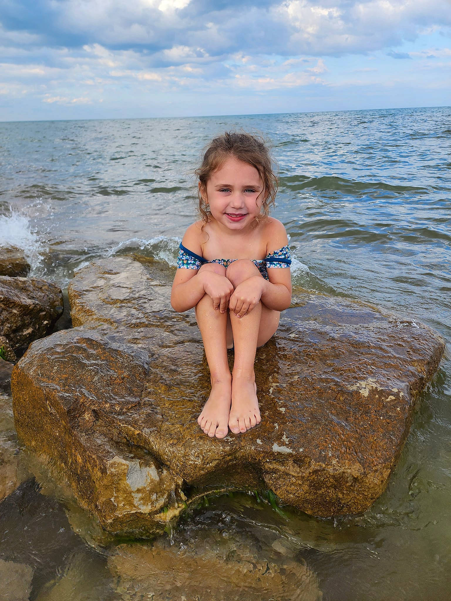 Natalia joined the competition — help win amazing prizes! azure, beach, cloud, coastal_and_oceanic_landforms, eye, flash_photography, fun, happy, human_body, joy, leisure, mammal, people_in_nature, people_on_beach, person, sky, smile, sunlight, swimwear, toddler