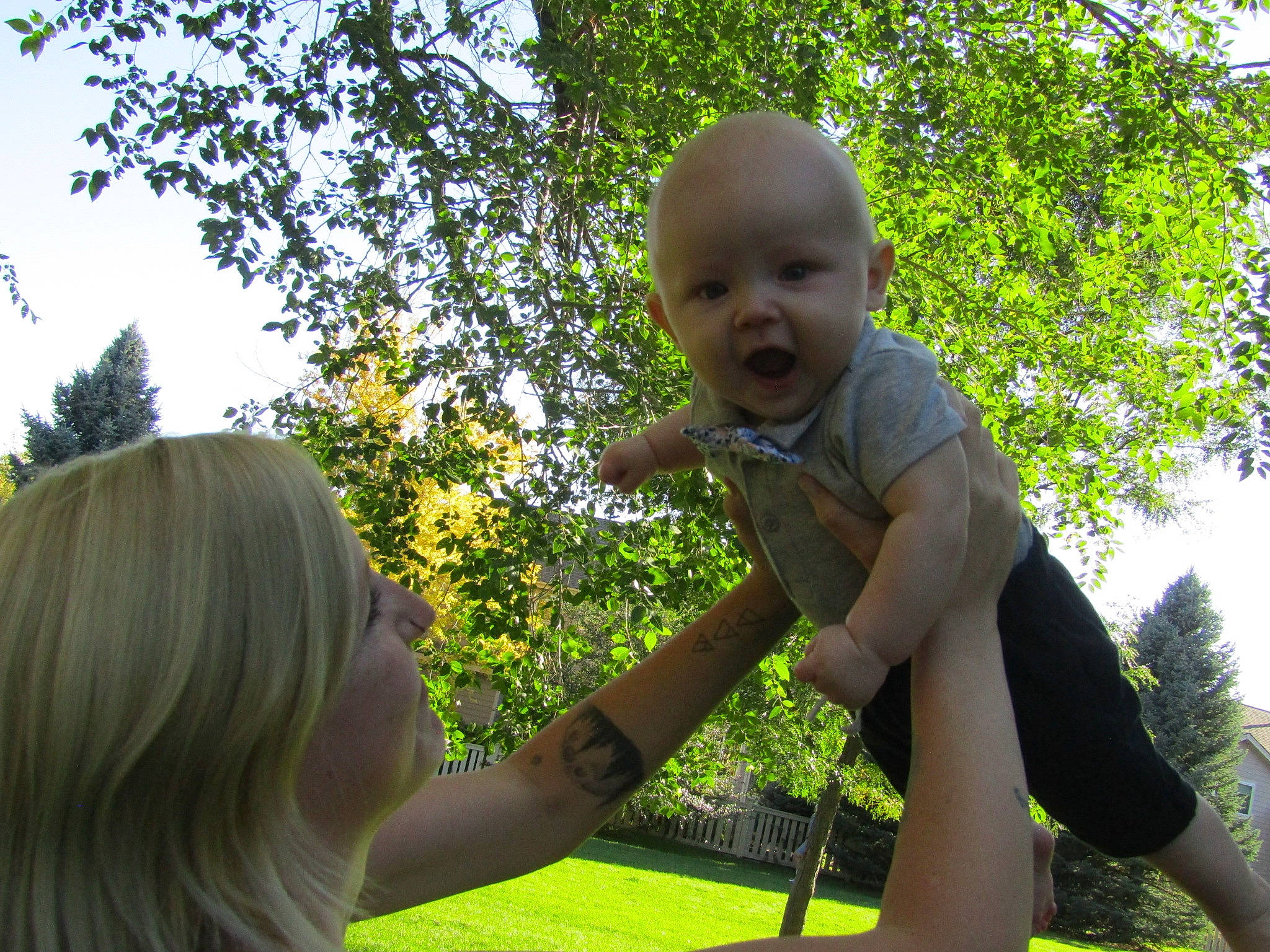 Ezra joined the competition — help win amazing prizes! baby, botany, child, finger, fun, gesture, grass, grass_family, happy, leaf, leisure, people_in_nature, person, plant, recreation, sky, smile, summer, sunlight, toddler