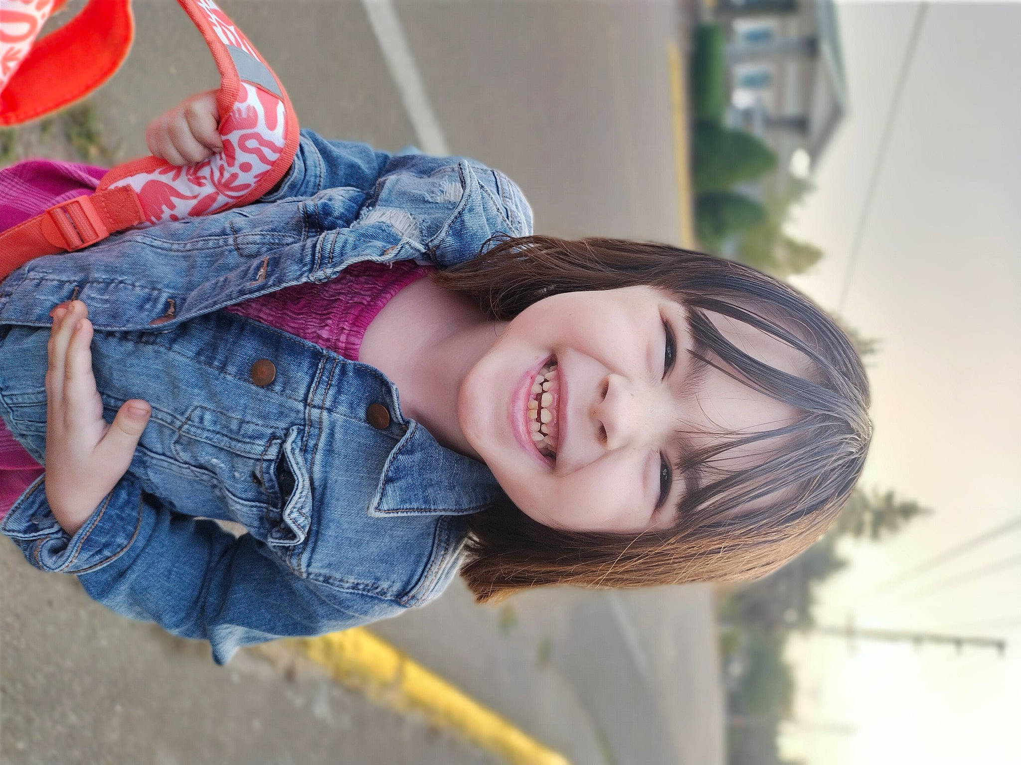 Sawyer is registered to the contest to win money with this photo: child, denim, electric_blue, fun, grass, happy, human, jeans, joy, leisure, lip, pattern, person, plaid, plant, portrait_photography, sitting, skin, smile, t_shirt