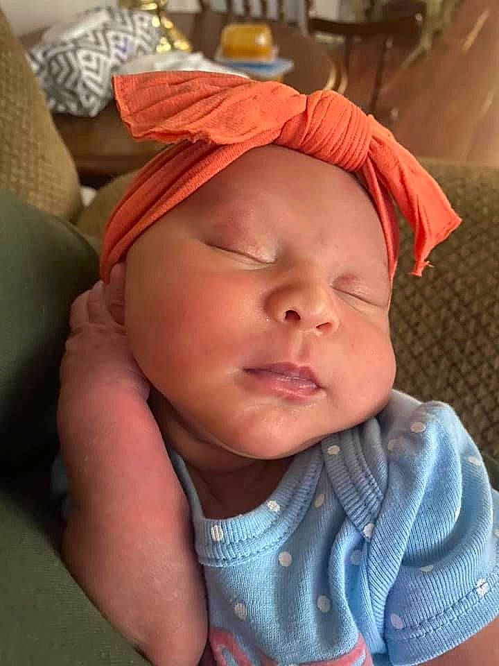 Zaylee is registered to the contest to win money with this photo: baby, baby_toddler_clothing, cap, cheek, chin, clothing, comfort, eye, eyebrow, eyelash, forehead, headwear, human_body, iris, lip, mouth, neck, nose, person, skin