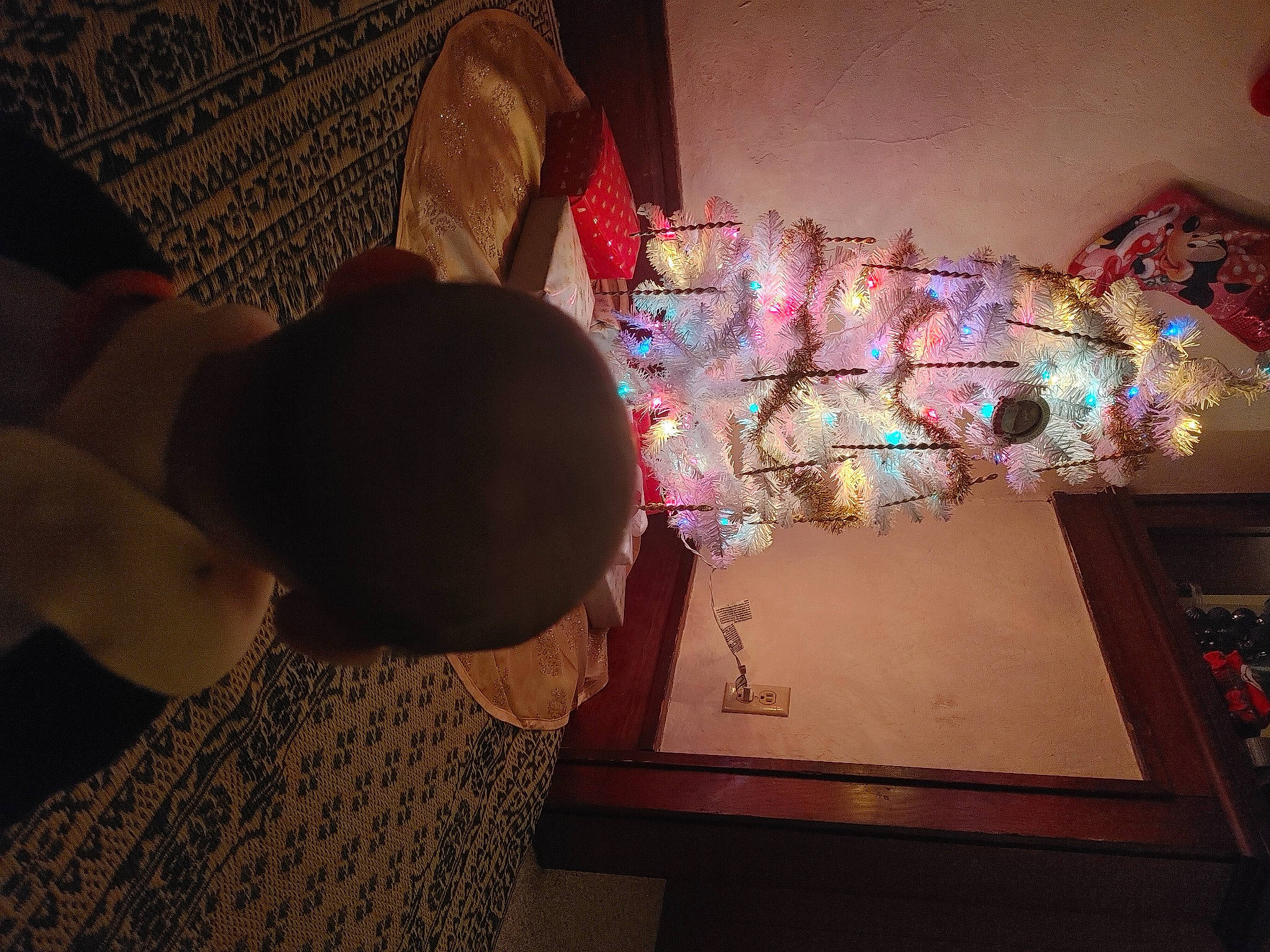 Zooey is registered to the contest to win money with this photo: ceiling, darkness, event, fun, hat, human_leg, lighting_accessory, living_room, magenta, party_supply, pattern, pink, purple, room, space, textile, thigh, tints_and_shades, visual_arts, wood