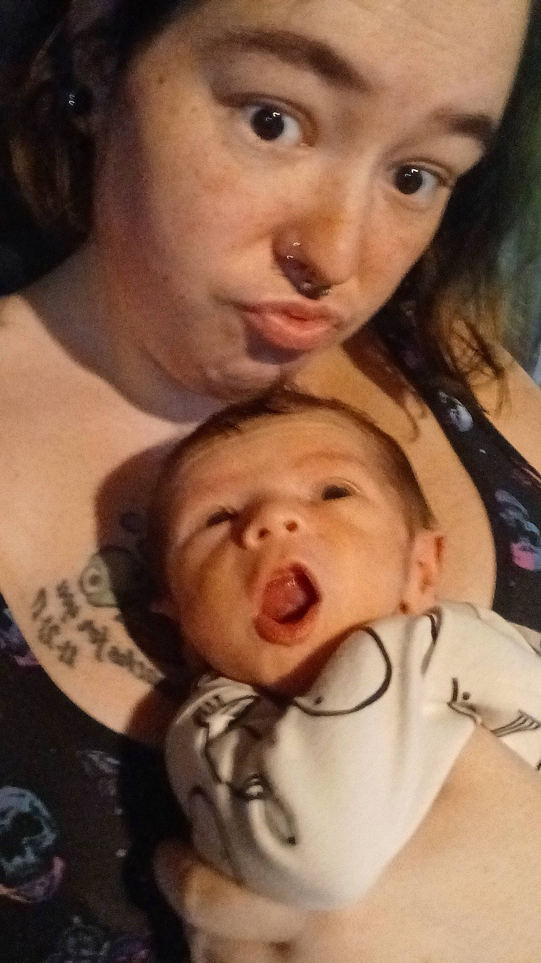 Parker is registered to the contest to win money with this photo: baby, cheek, chin, ear, eye, eyebrow, eyelash, face, forehead, gesture, hair, happy, iris, jaw, lip, mouth, nose, organ, person, skin