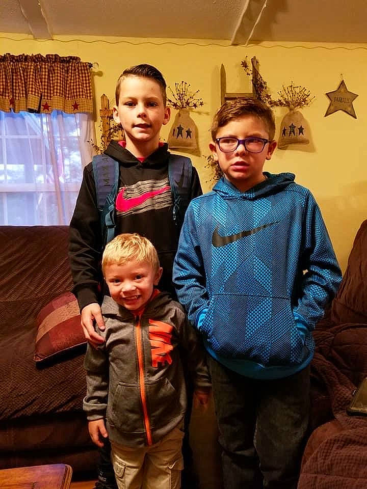 Easton joined the competition — help win amazing prizes! child, christmas, curtain, event, eyewear, facial_expression, fun, hairstyle, happy, holiday, joy, outerwear, people, person, room, sitting, smile, snapshot, standing, toddler