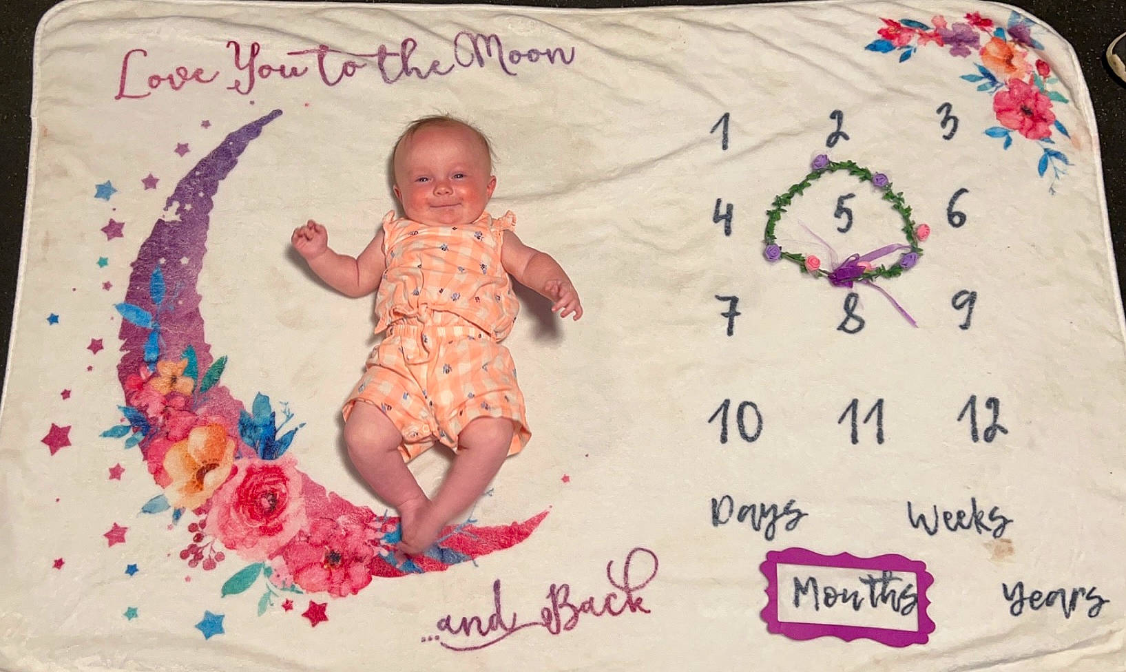 Bellarose joined the competition — help win amazing prizes! art, baby, baby_toddler_clothing, beauty, child, circle, facial_expression, font, happy, illustration, joy, linens, magenta, pattern, peach, person, pink, product, rectangle, smile