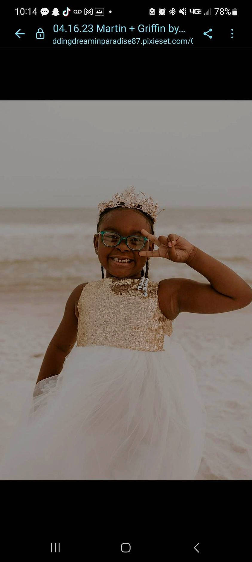 Noni joined the competition — help win amazing prizes! beach, bridal_accessory, bridal_clothing, dress, event, eyewear, fashion_design, flash_photography, fun, gesture, glasses, gown, happy, headpiece, jewellery, joy, person, sand, sleeve, smile
