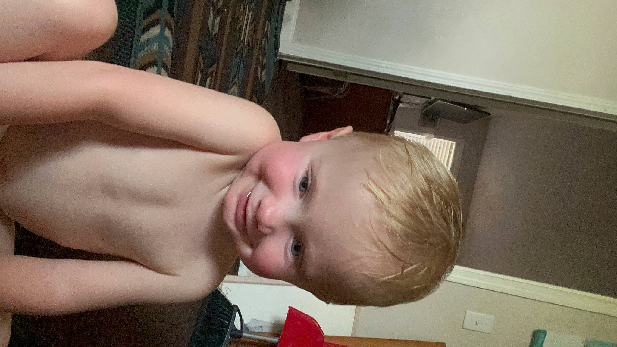 Remington joined the competition — help win amazing prizes! arm, baby, cheek, chest, chin, ear, eyebrow, eyelash, face, gesture, head, human_body, jaw, joy, mouth, muscle, neck, nose, person, smile