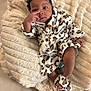 Dynastii is registered to the contest to win money with this photo: baby, blanket, child, comfort, cozy, cute, expression, fingers, headwrap, indoor, infant, leopard_print, portrait, relaxed, robe, sleepwear, slippers, small_feet, soft_texture, warm