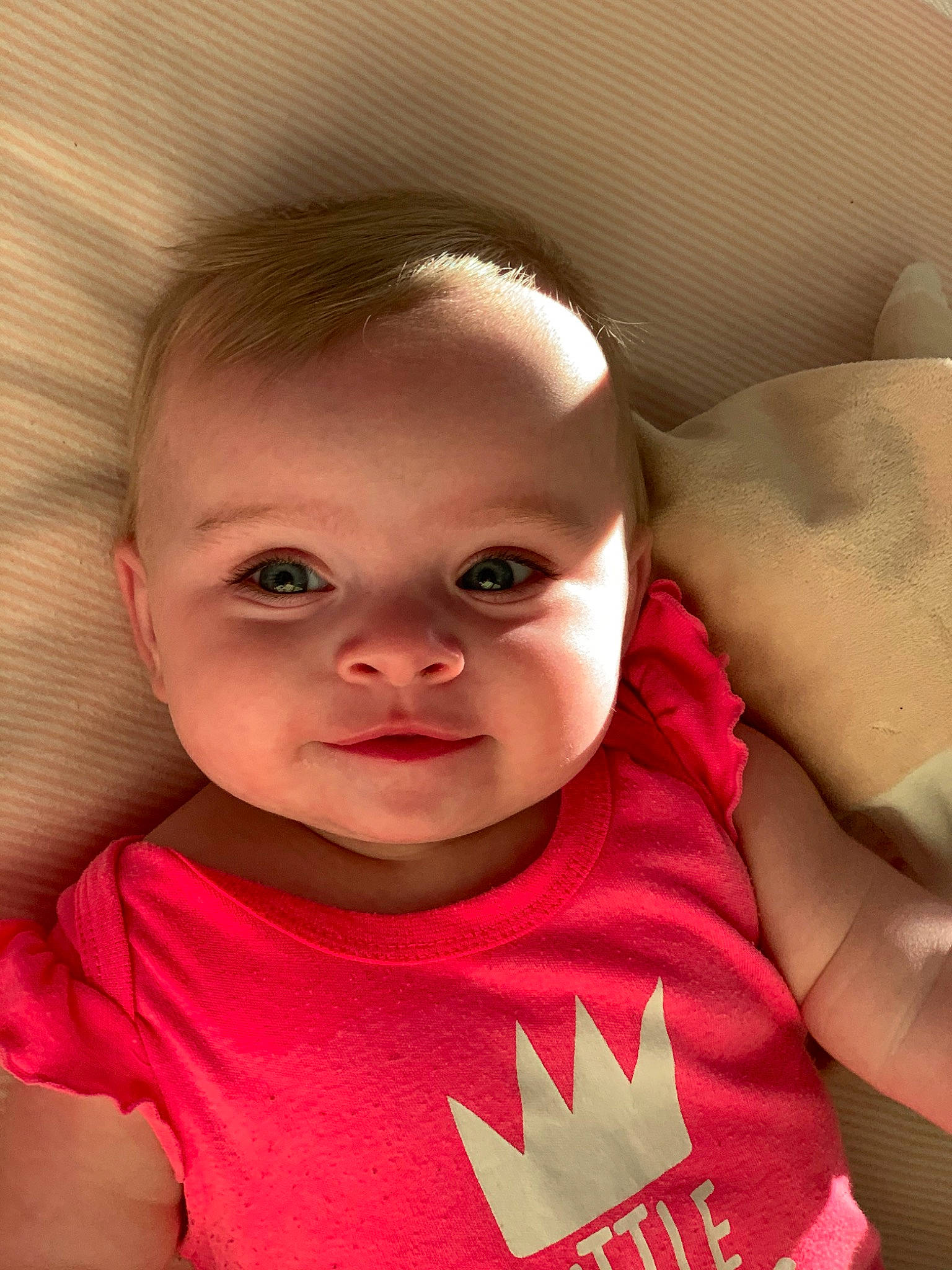 Edith joined the competition — help win amazing prizes! baby, baby_making_funny_faces, cheek, child, chin, ear, eye, eyebrow, face, forehead, head, iris, lip, mouth, nose, person, pink, skin, smile, toddler