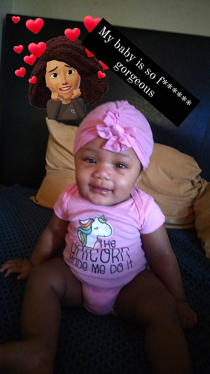 Kristina joined the competition — help win amazing prizes! art, baby, baby_toddler_clothing, baseball_cap, cap, child, costume_hat, face, fashion_accessory, font, fun, happy, hat, headgear, headwear, magenta, person, photo_caption, pink, smile