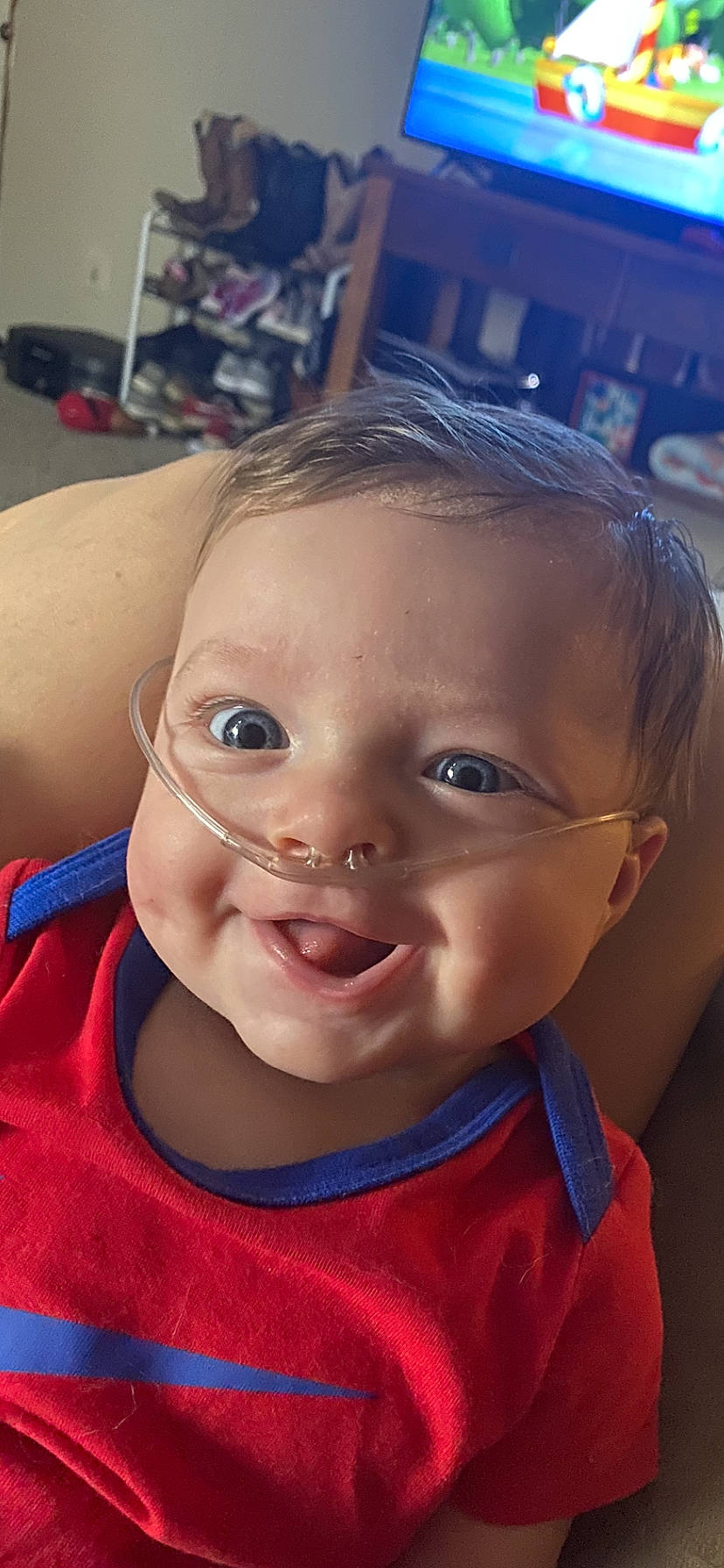 Colt joined the competition — help win amazing prizes! baby, baby_toddler_clothing, cheek, child, chin, ear, eyebrow, eyelash, forehead, fun, happy, iris, jaw, lip, mouth, neck, nose, person, skin, smile