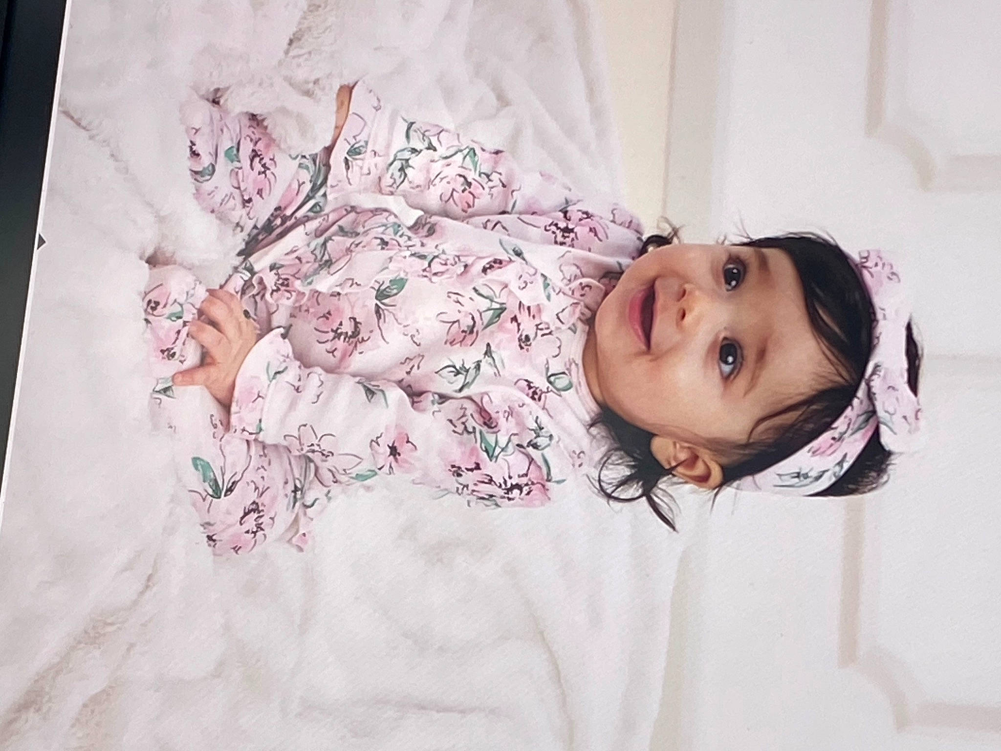 Riley joined the competition — help win amazing prizes! beauty, bed, bedding, child, comfort, happy, head, joy, linens, lip, magenta, pattern, person, pink, product, room, skin, sleeve, smile, t_shirt