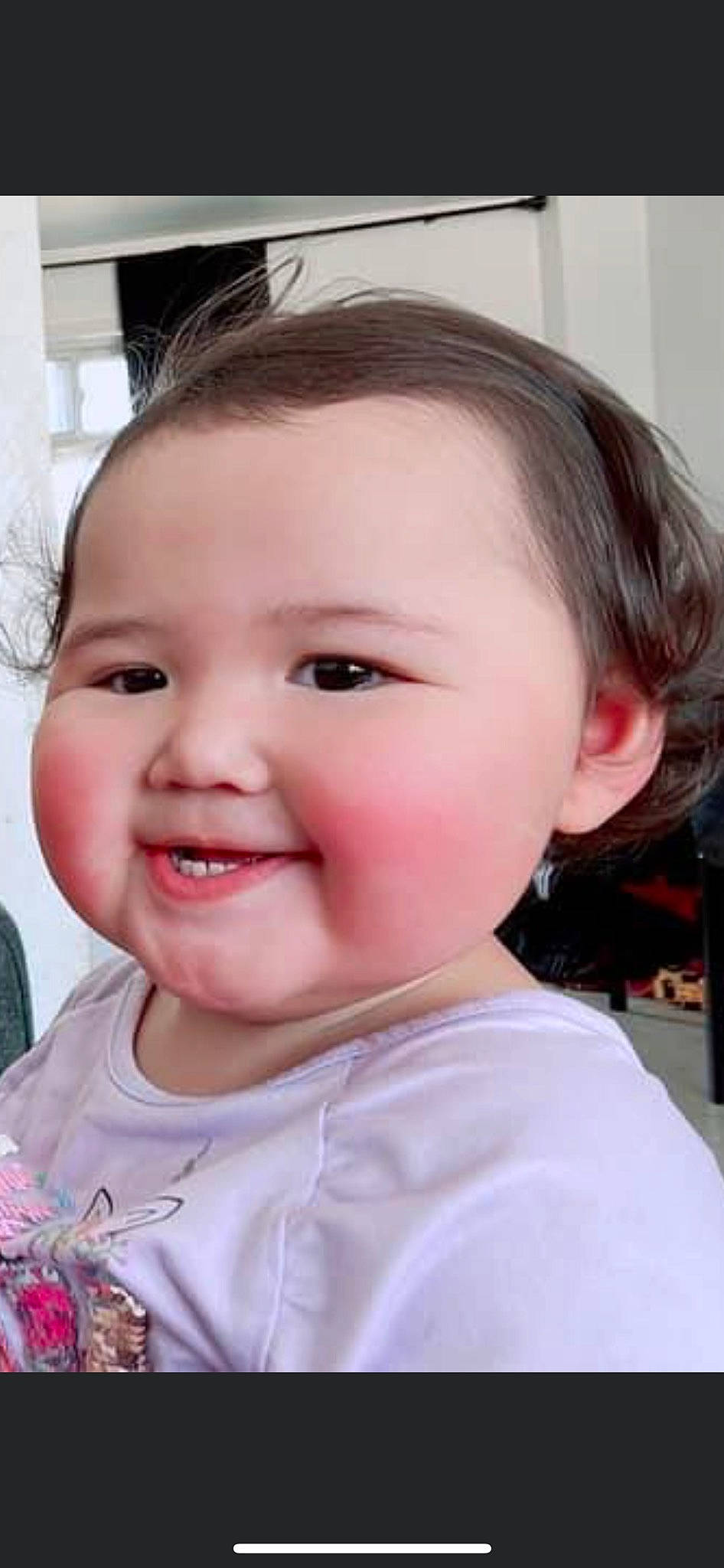 Yasmin joined the competition — help win amazing prizes! baby, baby_laughing, baby_toddler_clothing, cheek, child, chin, ear, eyelash, forehead, fun, happy, iris, joy, lip, nose, person, skin, sleeve, smile, t_shirt