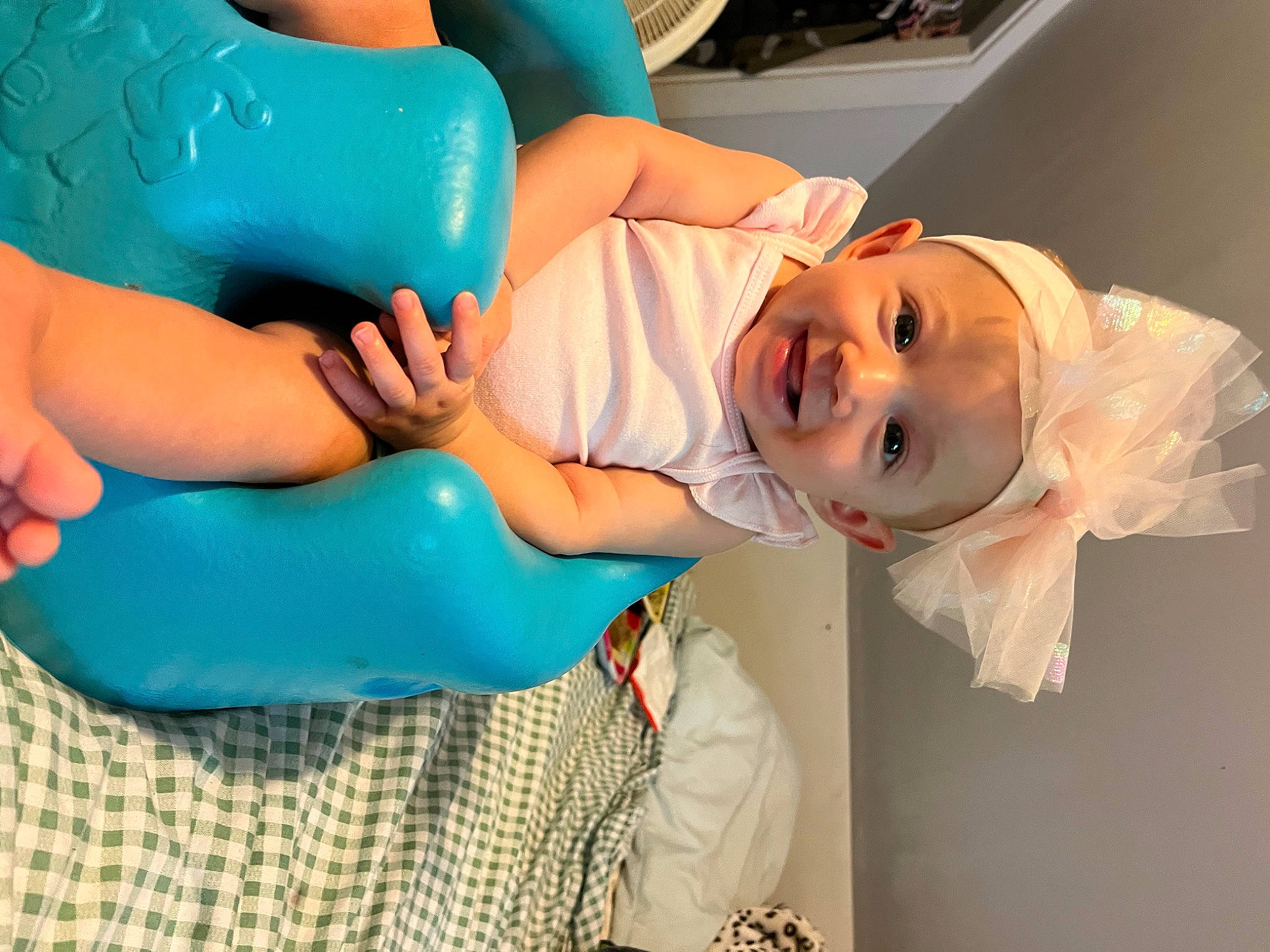 Majesty joined the competition — help win amazing prizes! abdomen, arm, baby, dress, elbow, eye, finger, gesture, happy, hat, human_body, joint, joy, mouth, nail, person, skin, smile, thigh, toddler