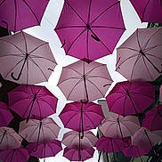 Bandit participe au concours pour gagner de l'argent avec cette photo : architecture, cloud, daylighting, design, fashion_accessory, line, magenta, material_property, pattern, pink, purple, shade, sky, symmetry, tints_and_shades, umbrella