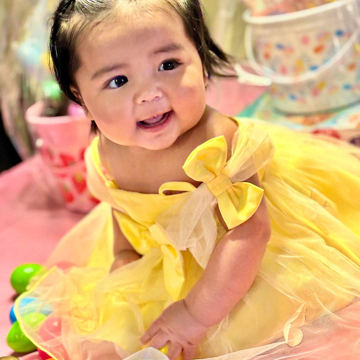 Evangeline is registered to the contest to win money with this photo: candy, child, clothing, cream, dessert, dress, egg, face, female, food, girl, happy, head, icing, people, person, photography, portrait, smile, sweets