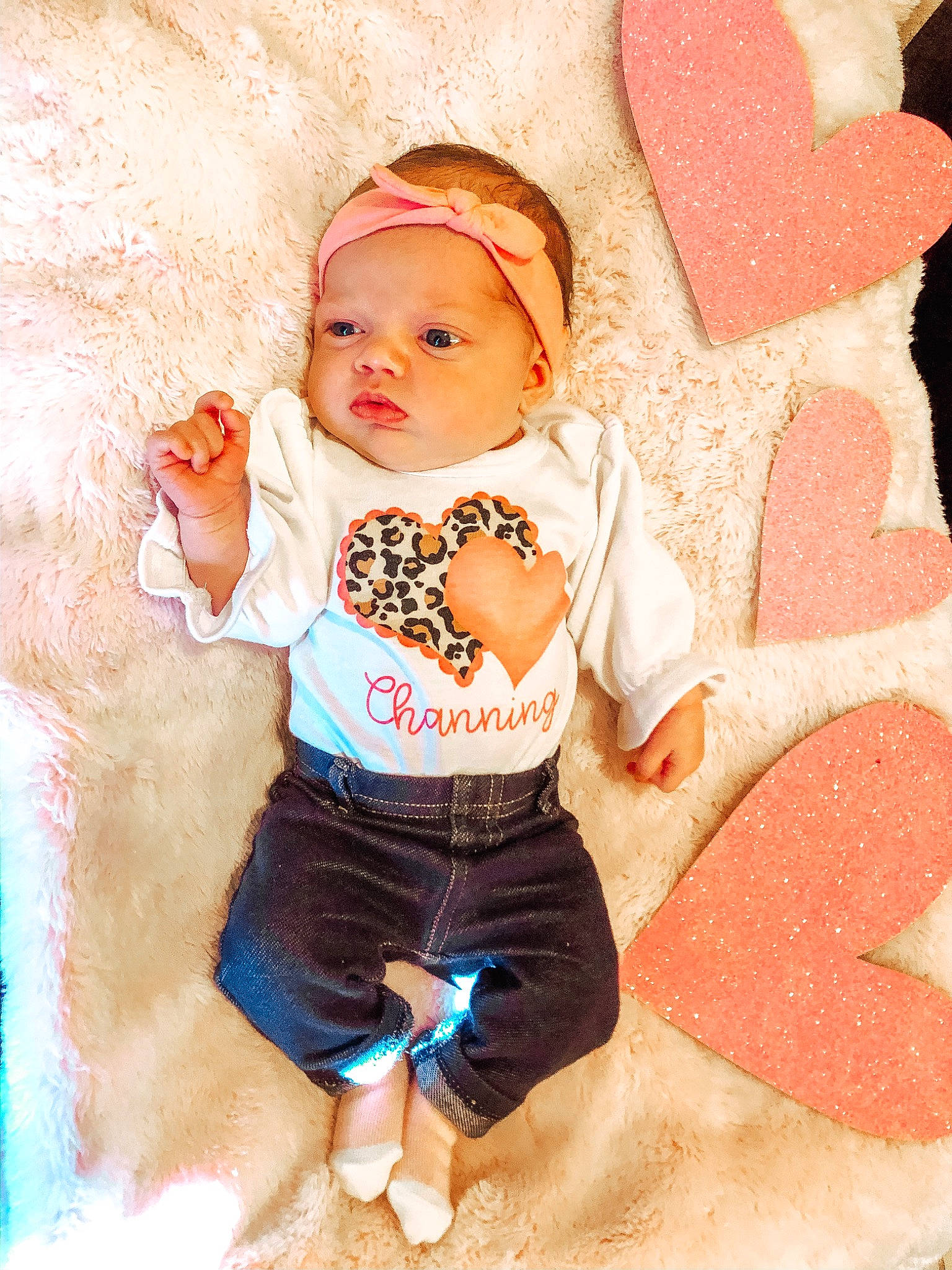 Channing joined the competition — help win amazing prizes! baby, child, illustration, peach, person, pink, toddler