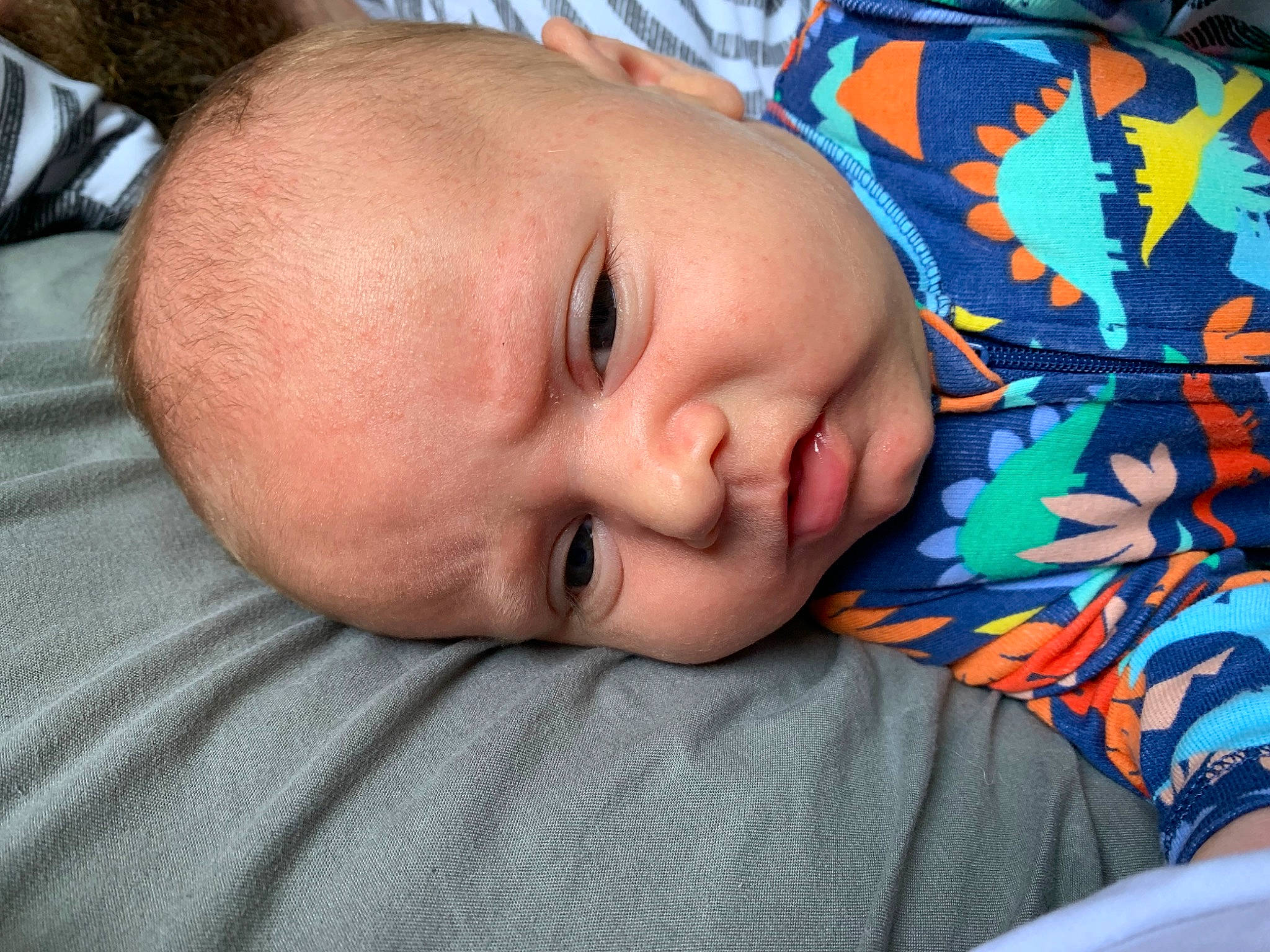 Bear joined the competition — help win amazing prizes! baby, baby_products, baby_sleeping, baby_toddler_clothing, bedding, bedtime, cheek, child, comfort, eyelash, linens, luggage_and_bags, nap, nose, pattern, person, room, sleep, sleeve, smile