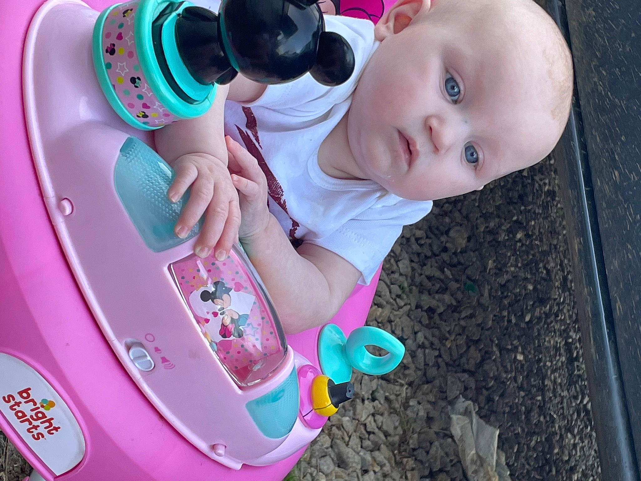 Gracelynn joined the competition — help win amazing prizes! audio_equipment, baby, baby_products, baby_toddler_clothing, camera, camera_lens, cameras_optics, child, circle, digital_camera, fun, gadget, happy, magenta, organ, person, personal_protective_equipment, pink, product, reflex_camera