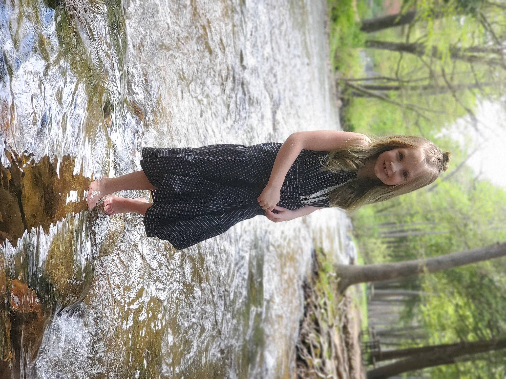 Addy joined the competition — help win amazing prizes! beauty, branch, dress, fashion, fawn, happy, joy, leg, long_hair, person, photo_shoot, photography, plant, smile, tree, trunk, wood