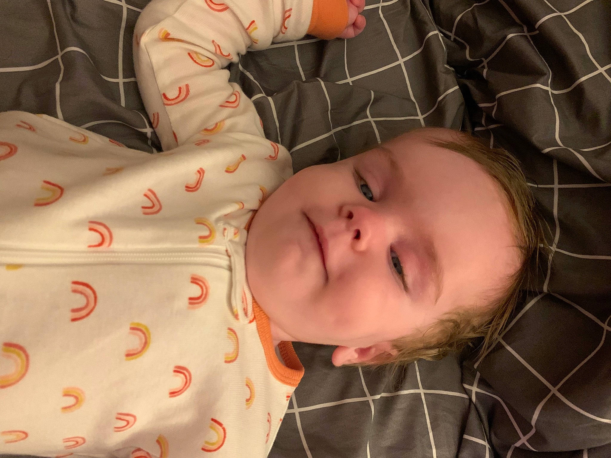 Raelynn is registered to the contest to win money with this photo: baby, baby_toddler_clothing, cheek, child, chin, comfort, eye, face, happy, head, human_body, lip, mammal, mouth, nose, pattern, person, skin, sleeve, smile