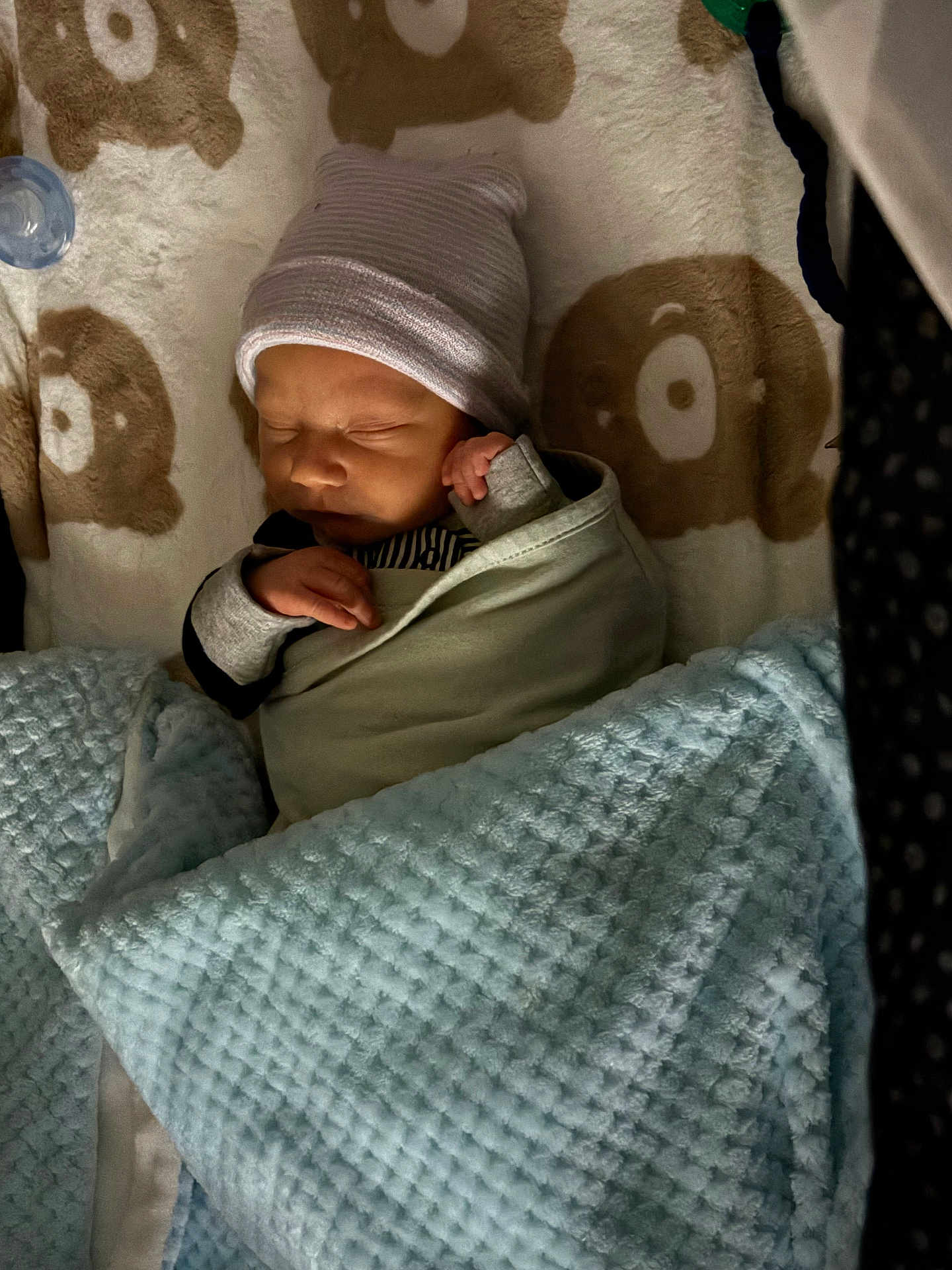 Malachi joined the competition — help win amazing prizes! newborn, baby, sleeping, blanket, hat, bed, soft, cozy, infant, child, rest, comfort, cute, pattern, bear, warmth, peaceful, wrapped, indoor, toddler