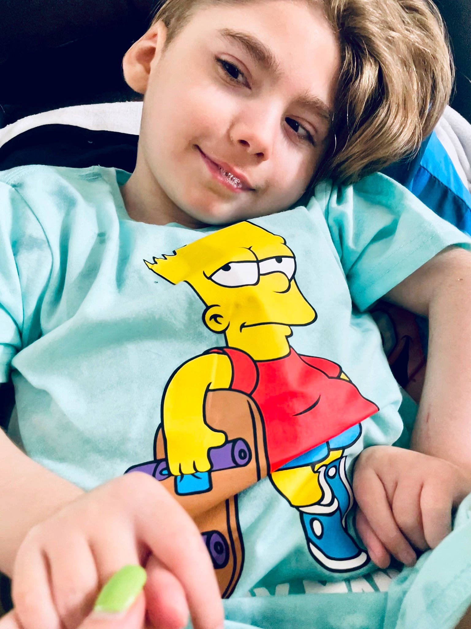 Zaylen joined the competition — help win amazing prizes! baby_toddler_clothing, blue, eye, face, facial_expression, finger, gesture, green, hairstyle, hand, happy, head, joy, mouth, neck, nose, person, product, skin, sleeve