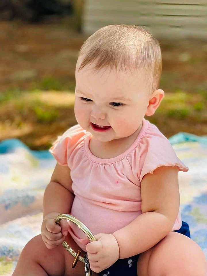 Echo joined the competition — help win amazing prizes! baby, baby_toddler_clothing, child, eye, fun, gesture, grass, happy, head, human_leg, leisure, people_in_nature, person, portrait_photography, sitting, skin, smile, standing, summer, thumb